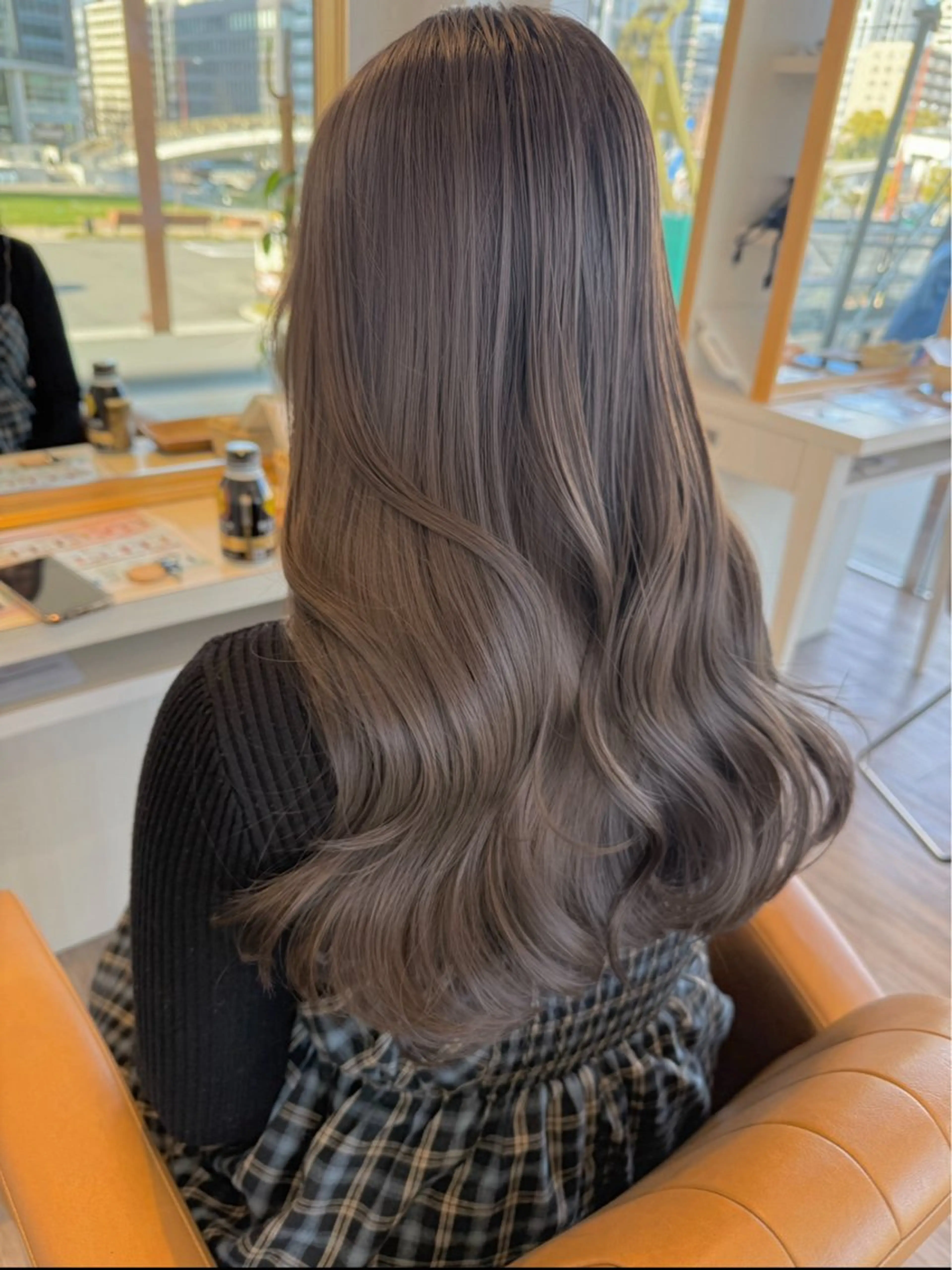 ロング カラー ブリーチ ダブルカラー ブリーチなしカラー カット ヘアカラー トリートメント 河合秀明/ショート /ボブ/レイヤーのヘアスタイル