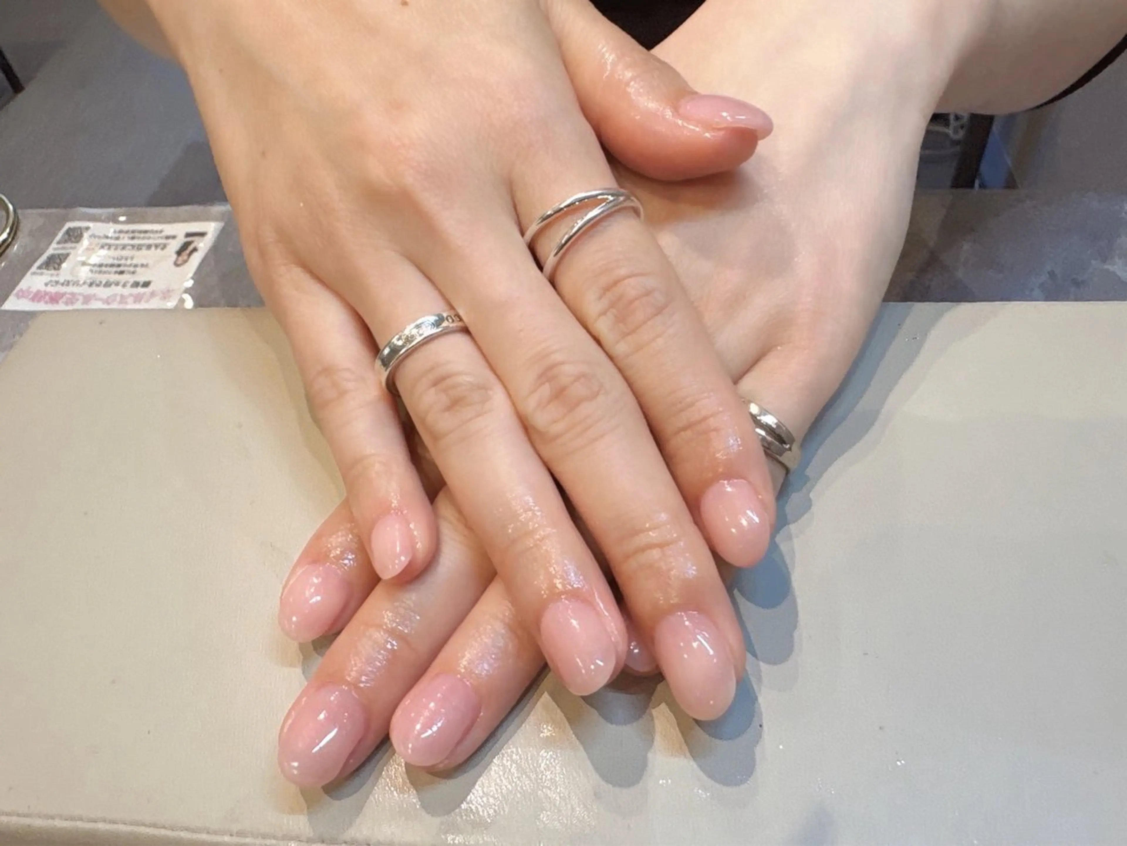 モデル様募集☘️【オフ込】ハンド💅ワンカラー🌷100種類以上から選べるネイル💅2色までOK🩷🩵の写真