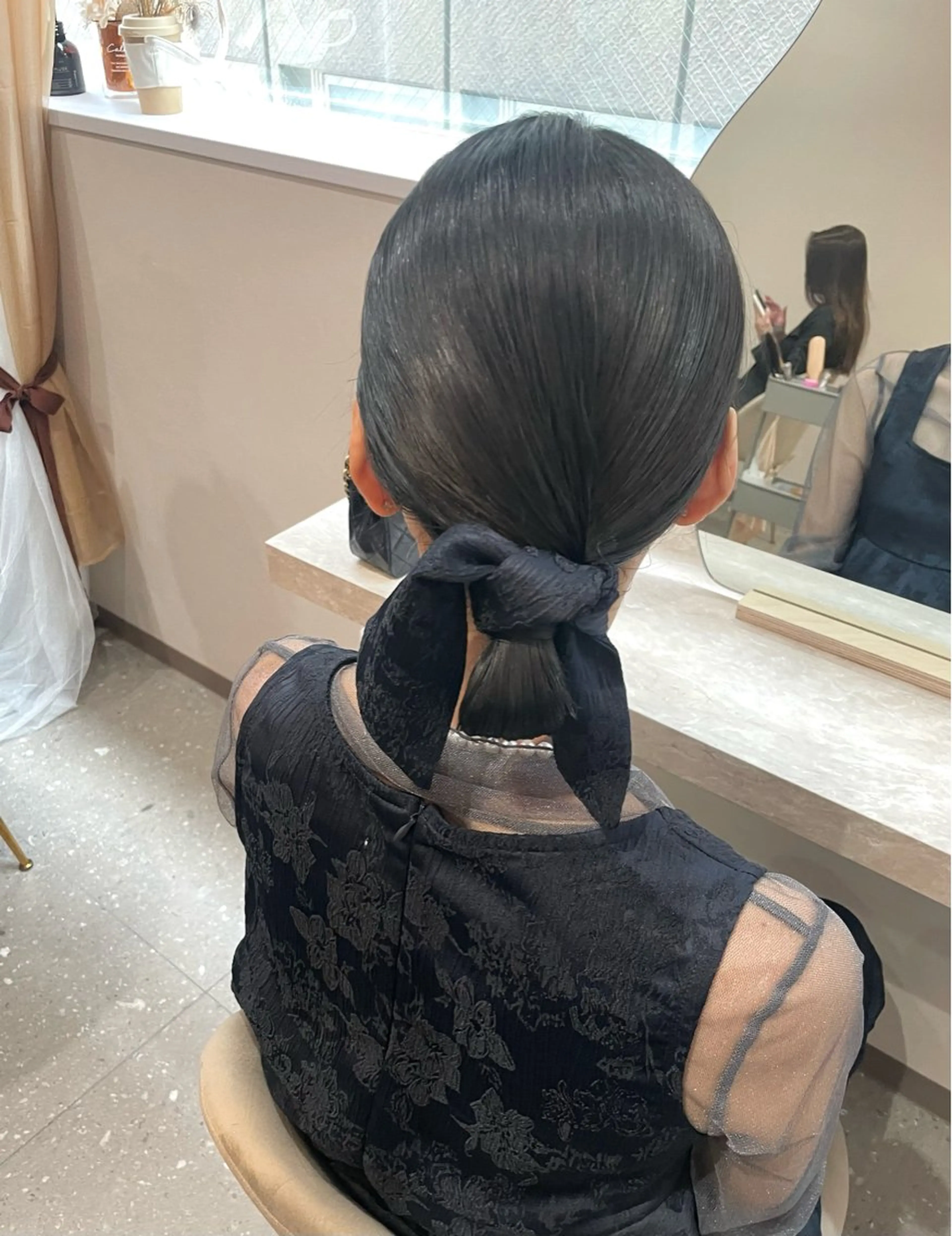 ミディアム ヘアアレンジ ヘアセット Mila chihiroのヘアスタイル