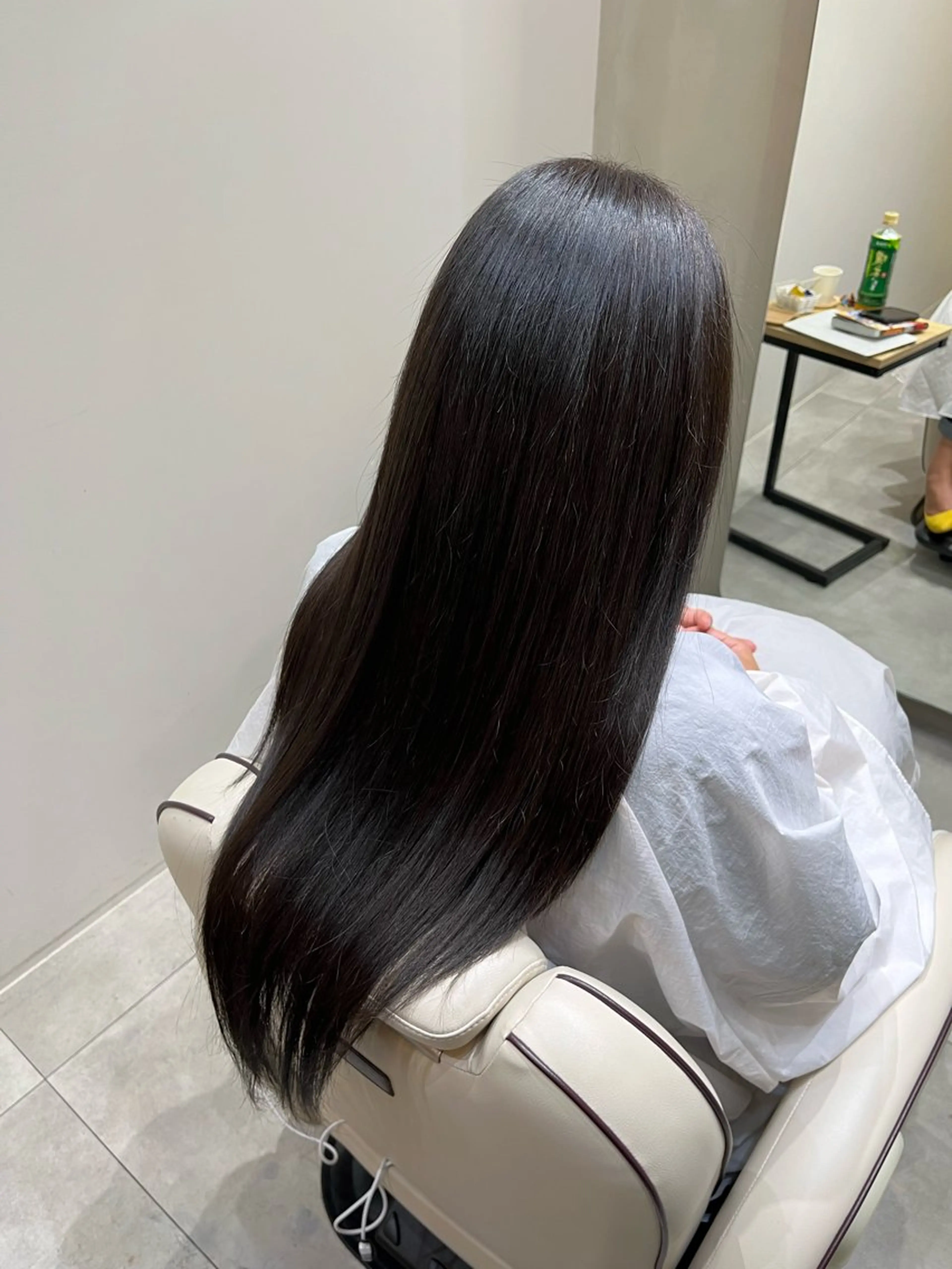 ロング カット 縮毛矯正 トリートメント Soleriaソレリア所属・傷みが少ないカラー/ 美髪矯正/山口玲緒奈のヘアスタイル