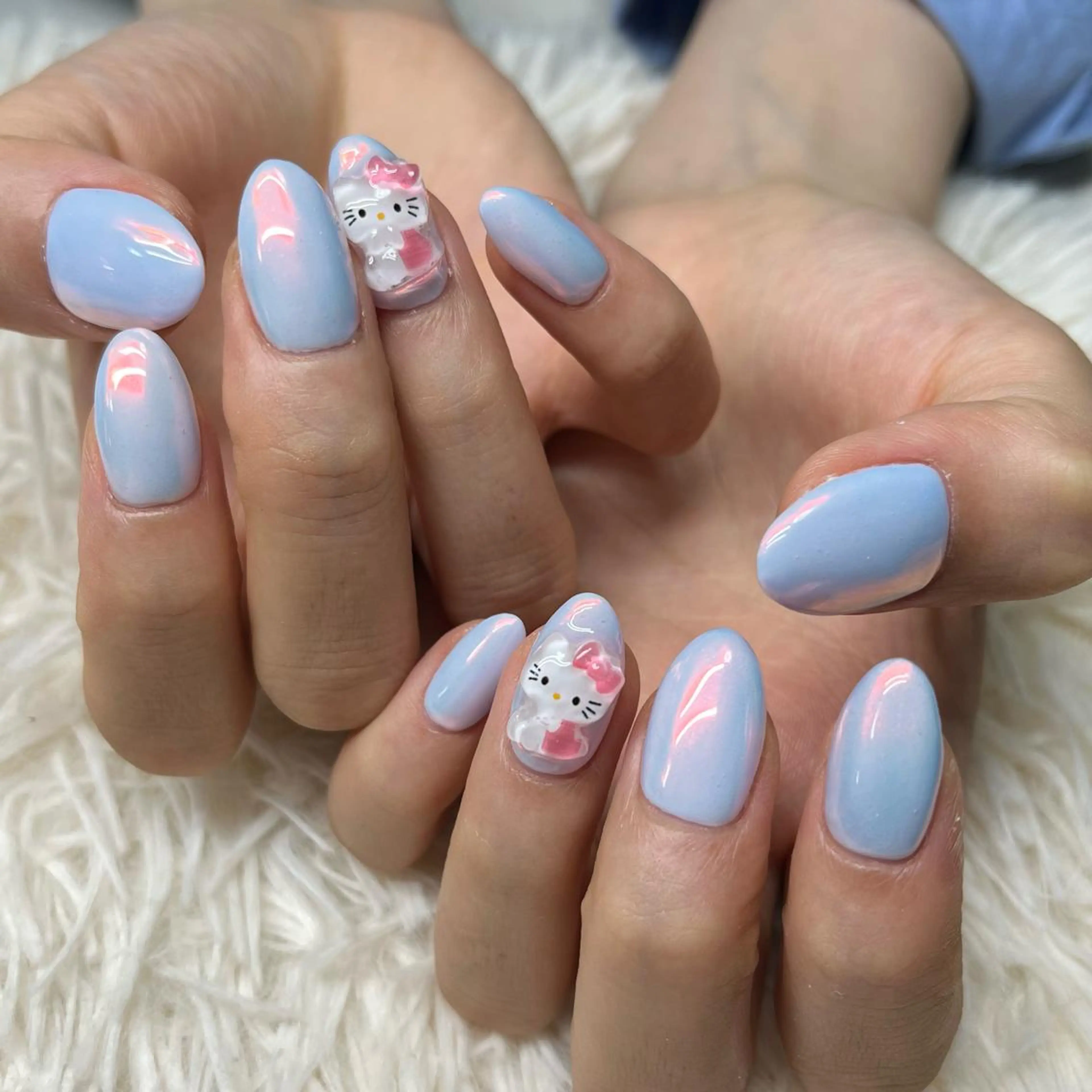 ネイル アートネイル クリアネイル フレンチネイル ジェルネイル ガラスフレンチ 🐕🦺Yappy 💗A-tanのネイルデザイン