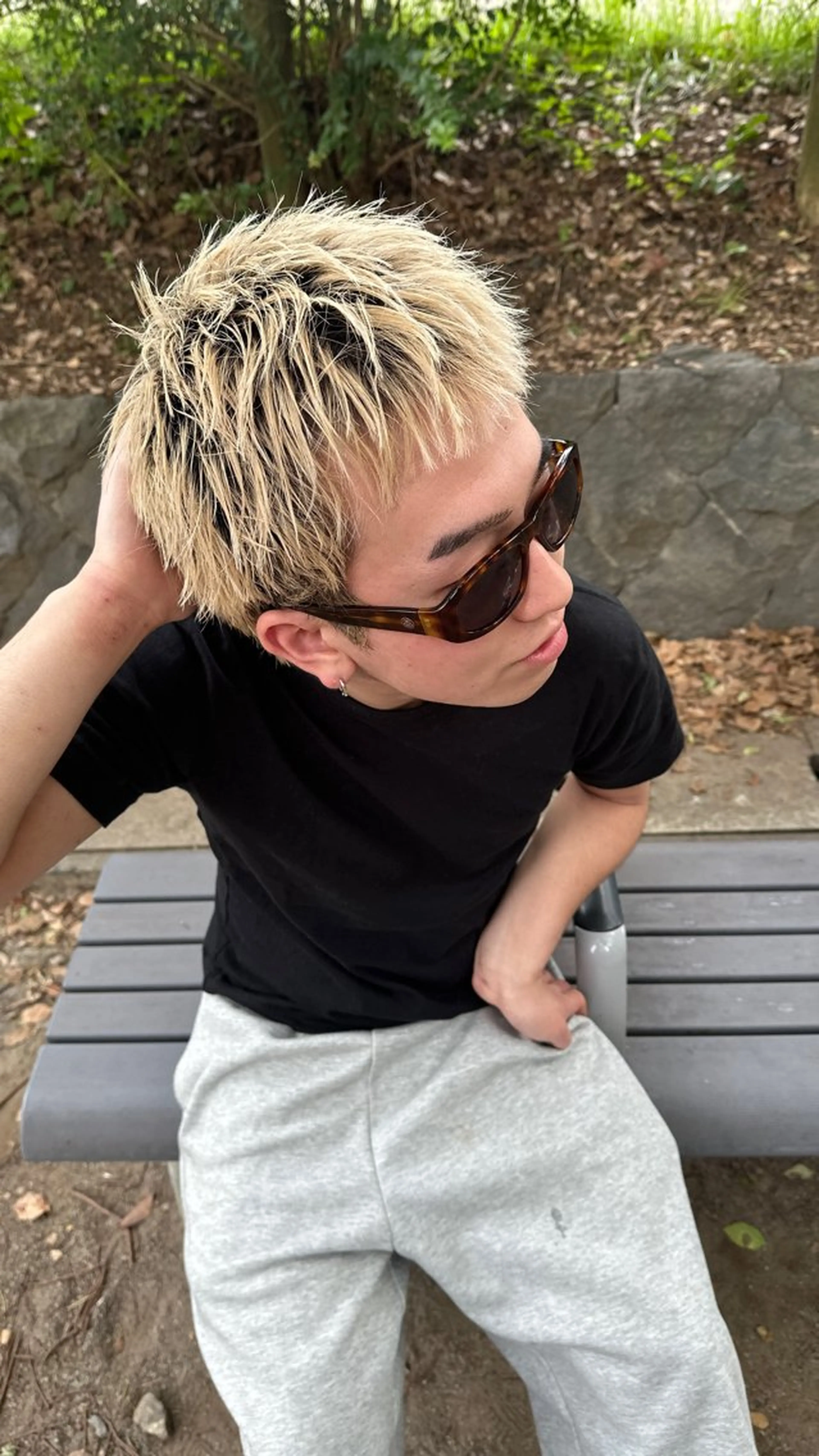 カラー メンズ ヘアカラー トリートメント YUNA★ メンズパーマのヘアスタイル