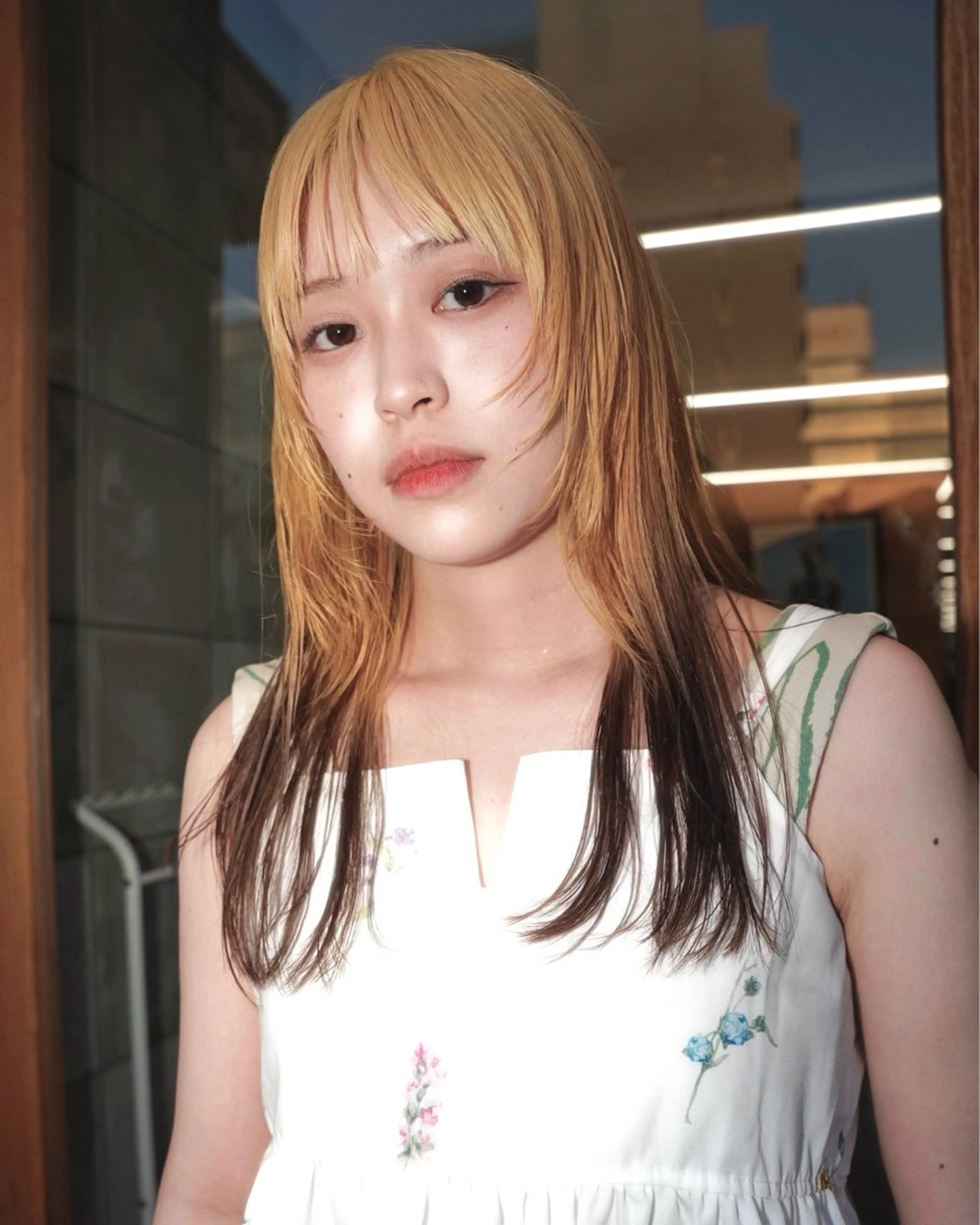 ロング カラー ブラウンカラー カット ヘアカラー トリートメント 似合わせスタイル Kaito🦕のヘアスタイル