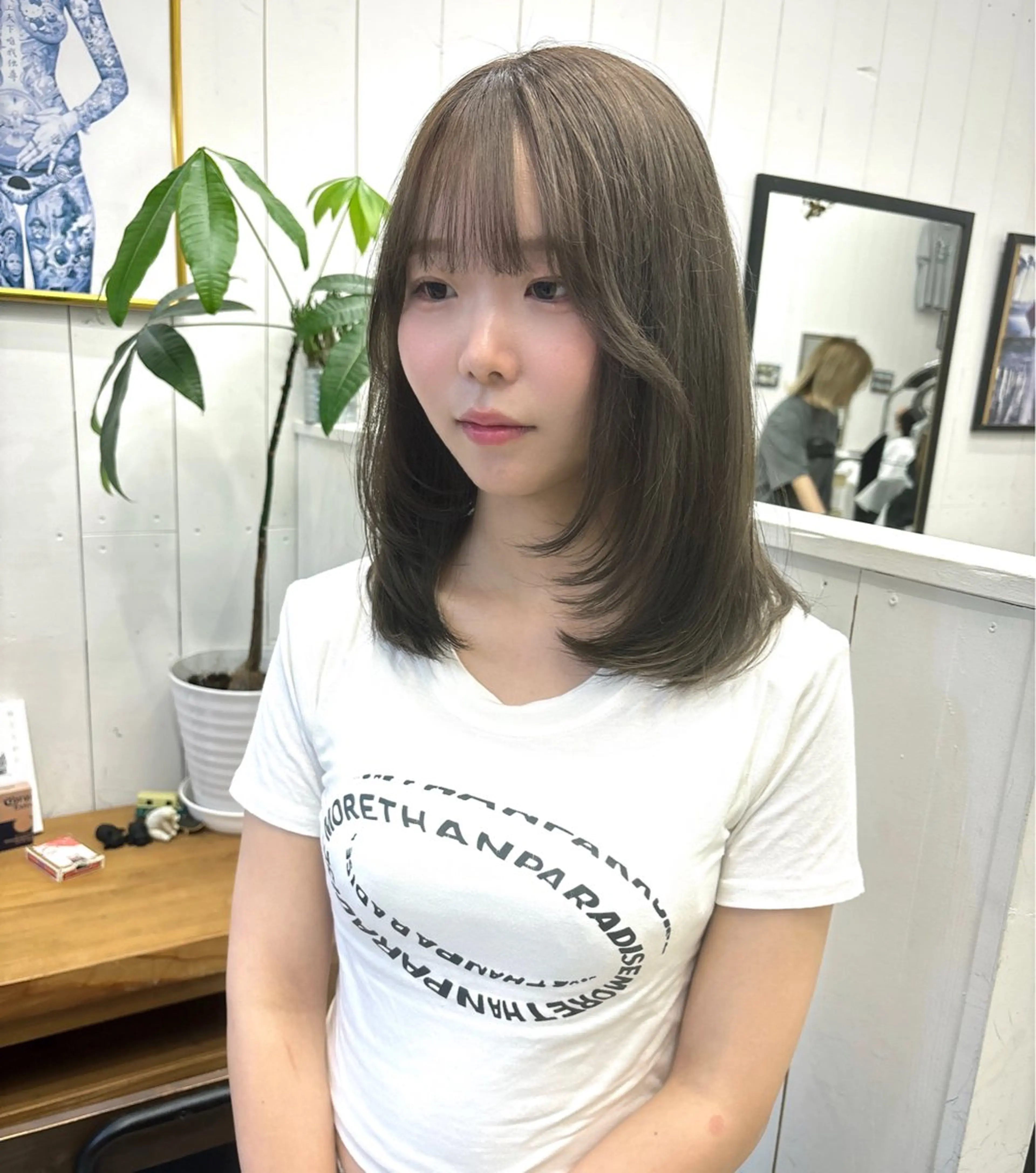セミロング カラー ブリーチ カット Ann. /レイヤーカットのヘアスタイル