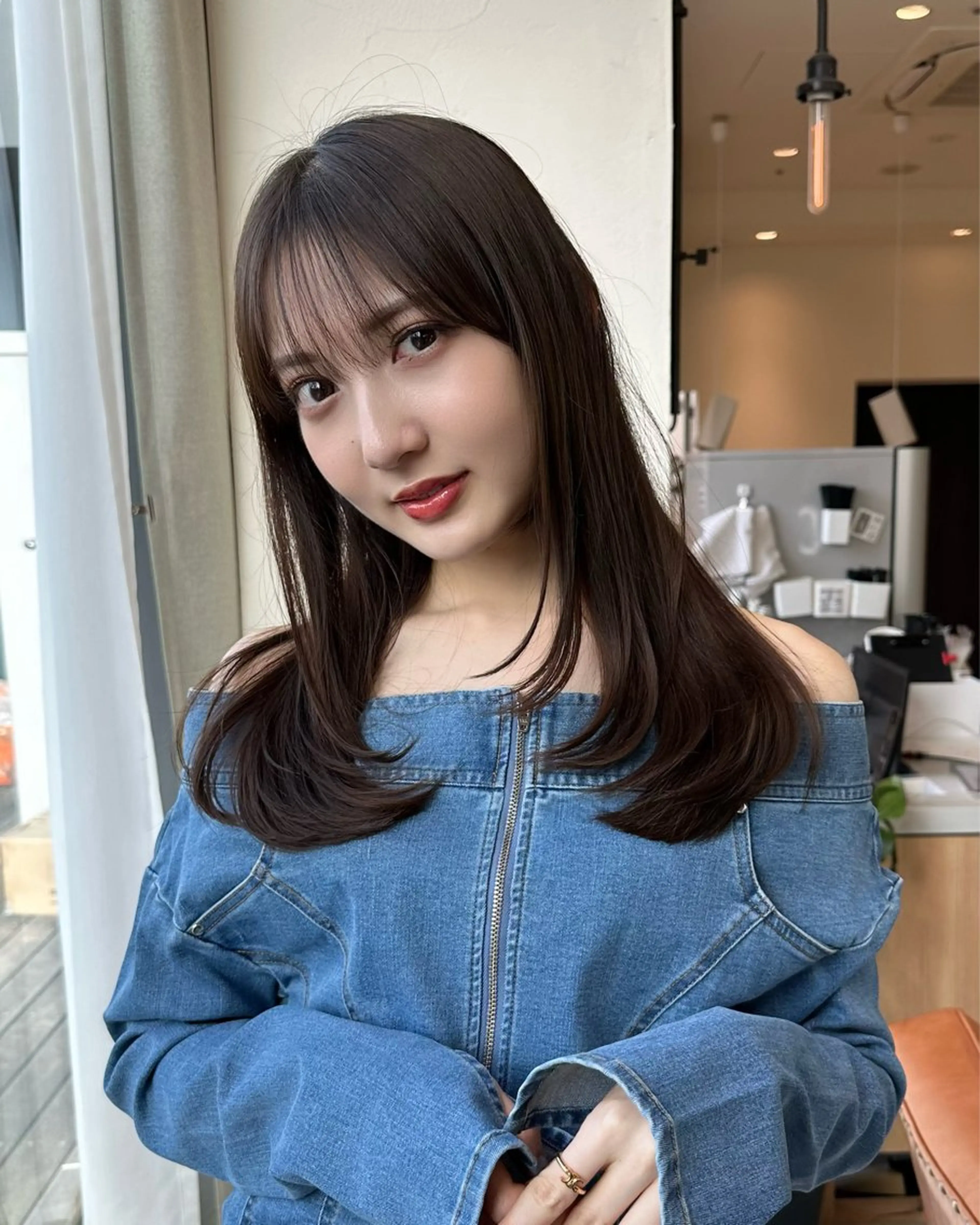 ロング カラー パーマ ヘアアレンジ カット ヘアカラー 韓国/髪質改善 カラー✨/りょうがのヘアスタイル