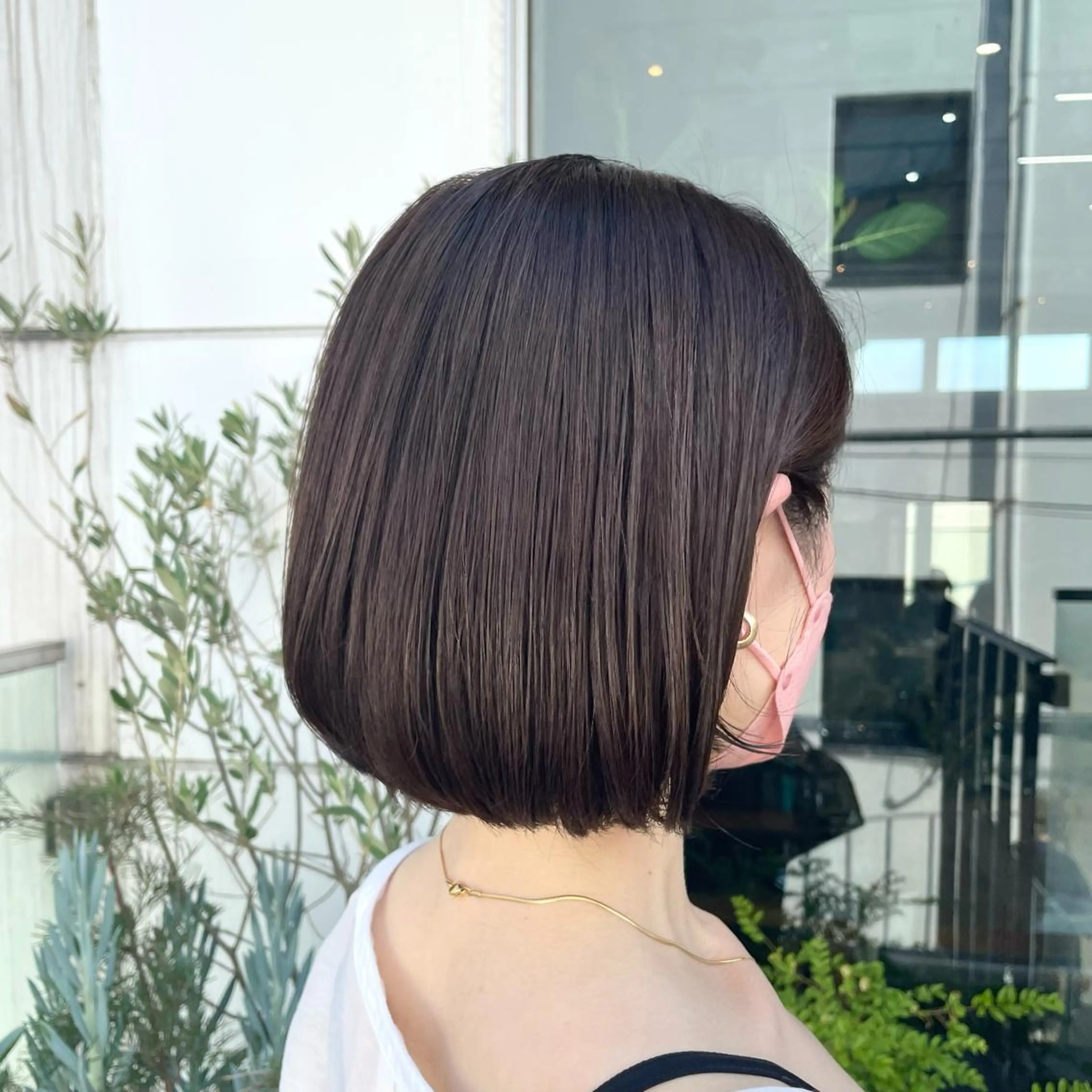 ショート 顔まわりレイヤー🎀 くぼやま　みおのヘアスタイル