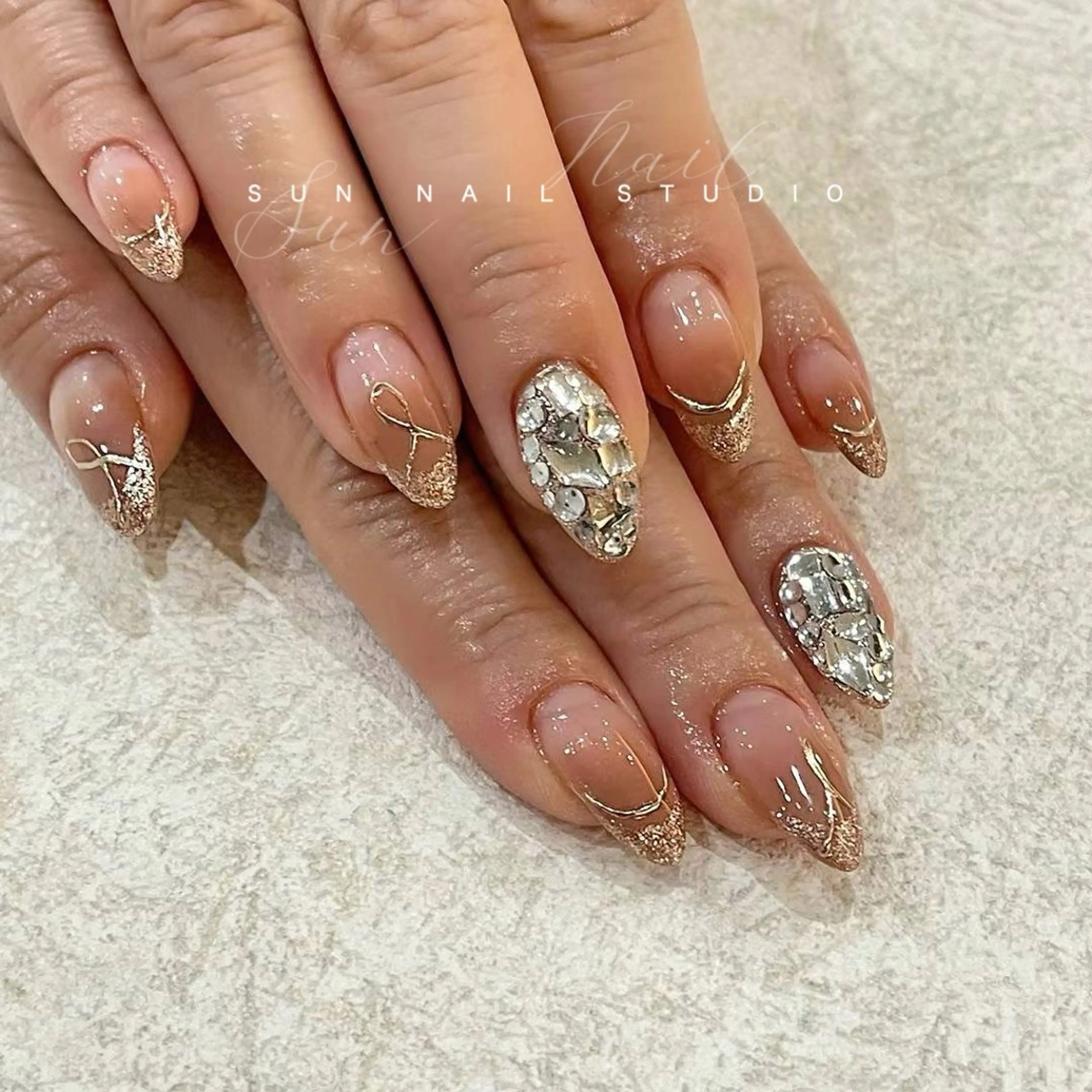 ネイル ハンドネイル ハンドケア SUN nail上本町のネイルデザイン