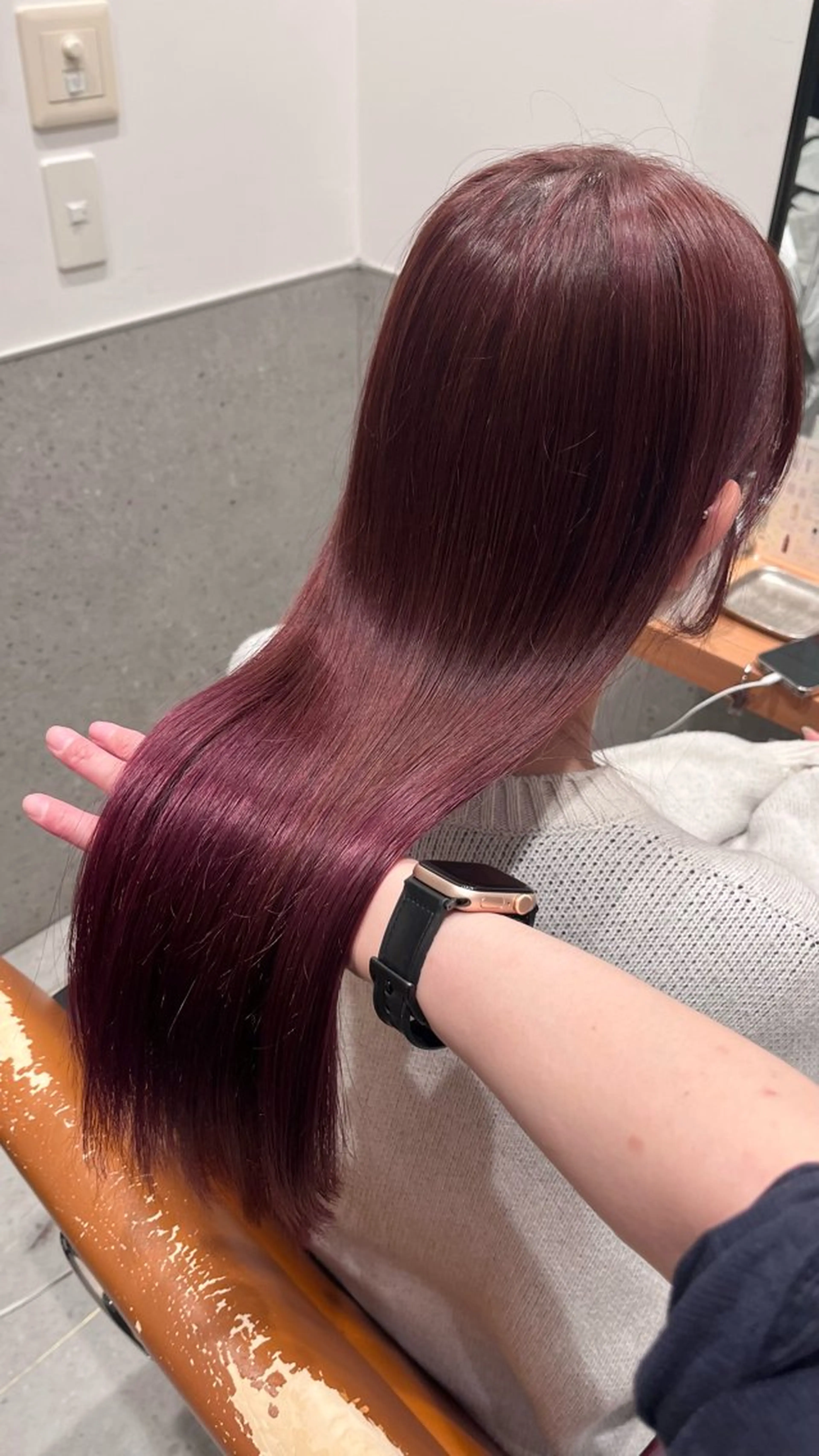 ロング カット ヘアカラー トリートメント classic 新横浜所属・大人girly🛋️ 🤍yukakoのヘアスタイル