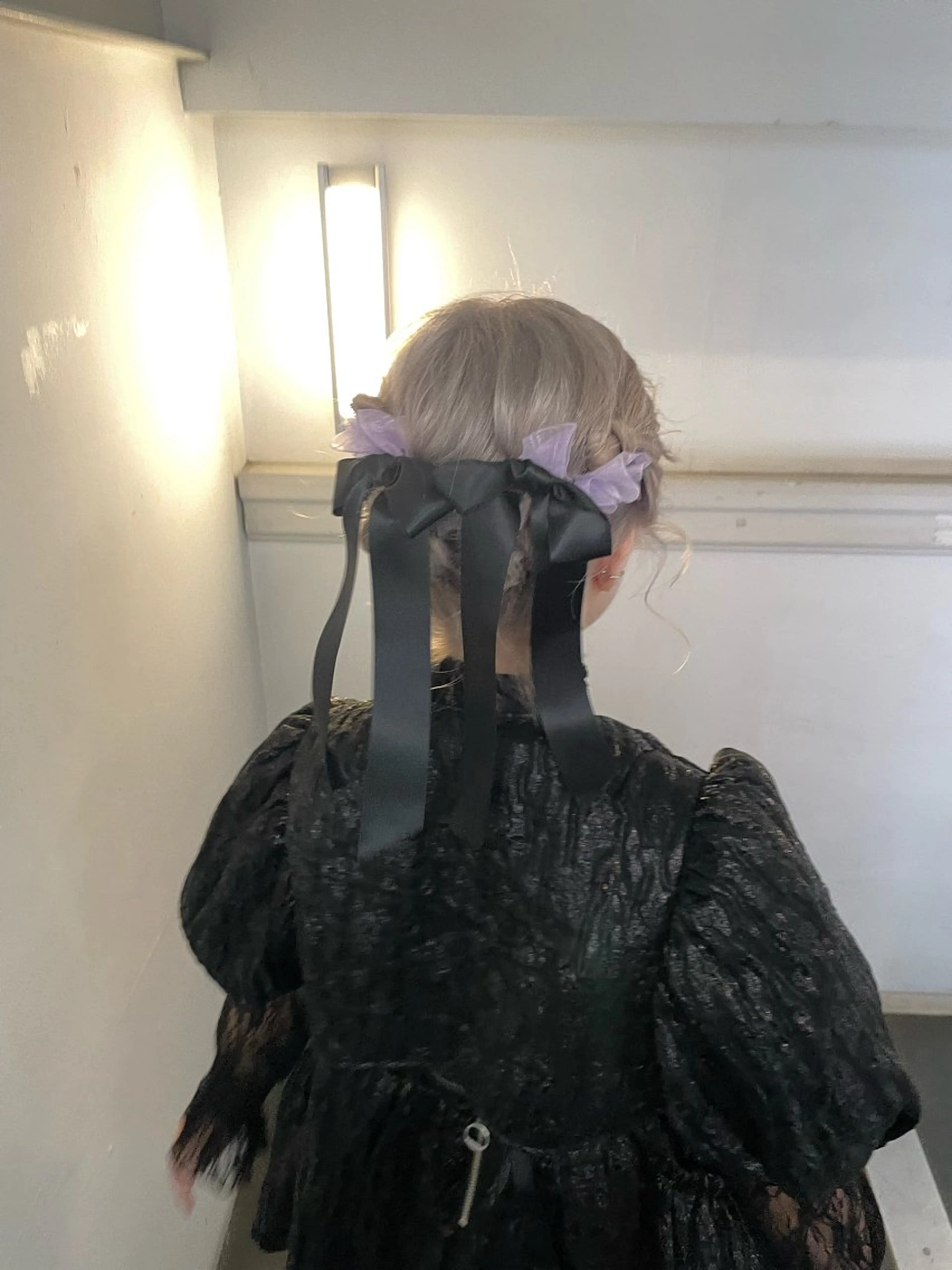 ショート ボブ seri💜艶カラー 💖ヘアアレンジのヘアスタイル