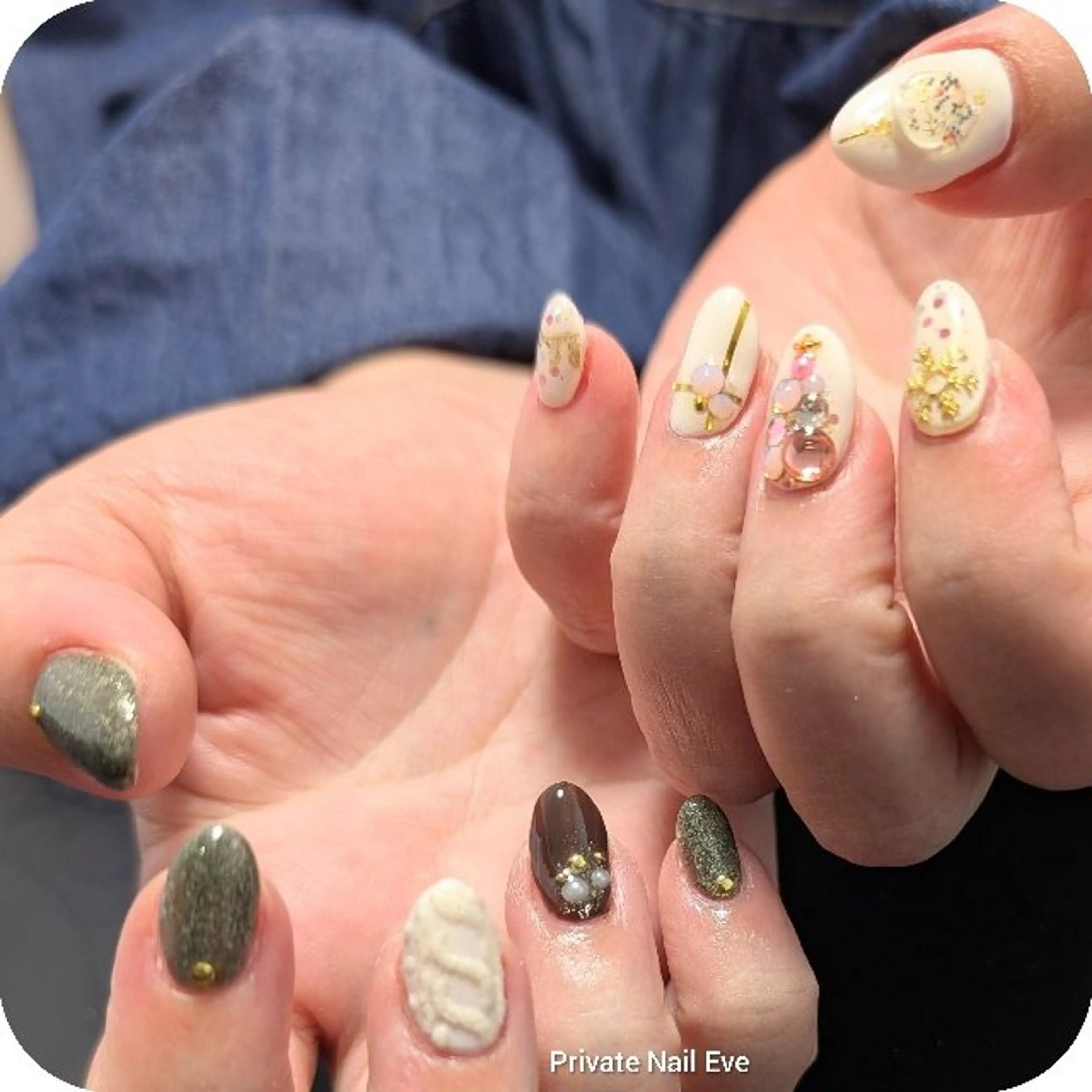 ネイル 冬ネイル クリスマス ハンドネイル ネイル junkoのネイルデザイン