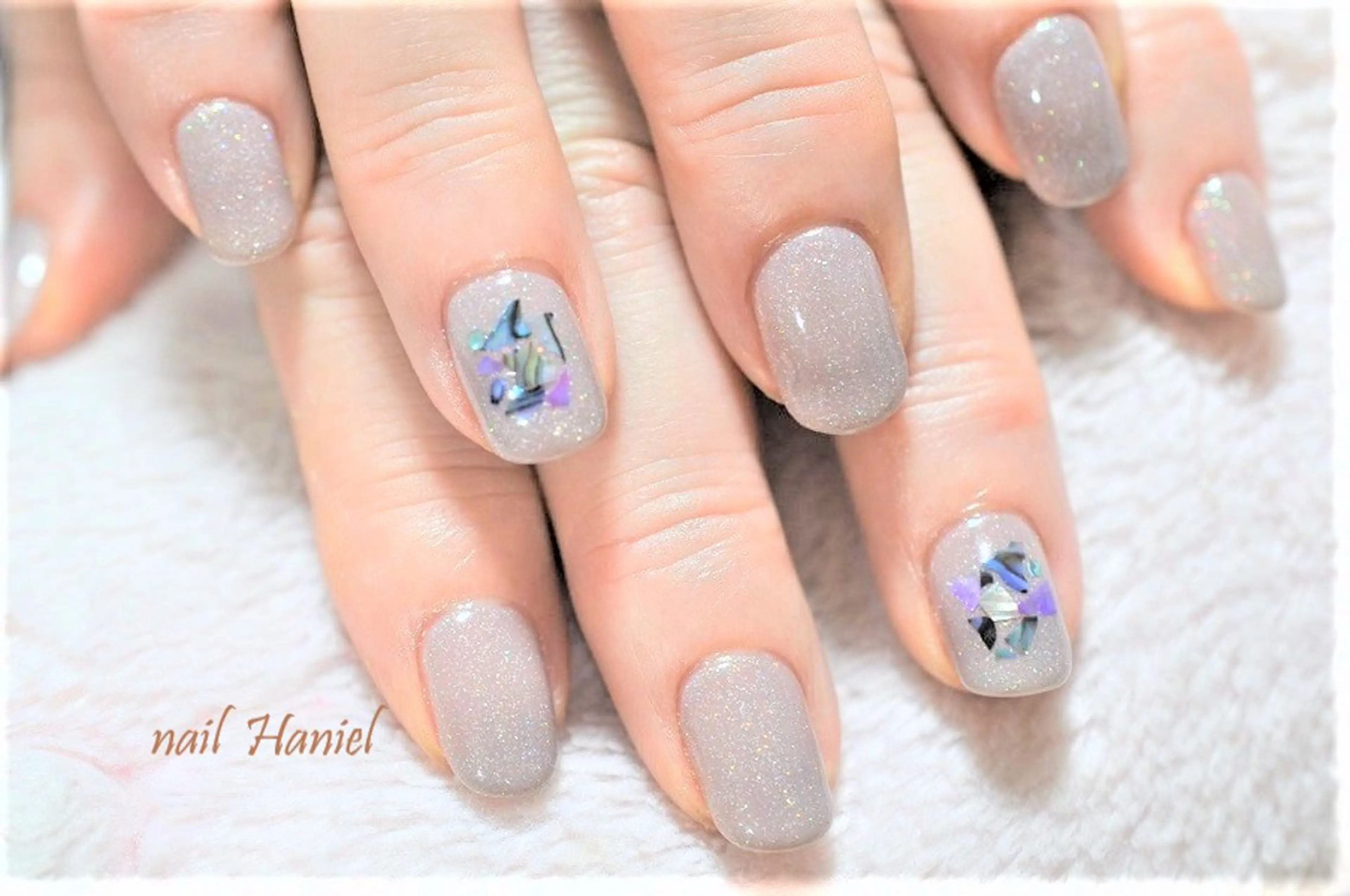 ネイル アートネイル ジェルネイル オフィスネイル ワンカラーネイル パラジェル nail Haniel所属・半蔵門サロンハニエル 魅神 ちよのネイルデザイン