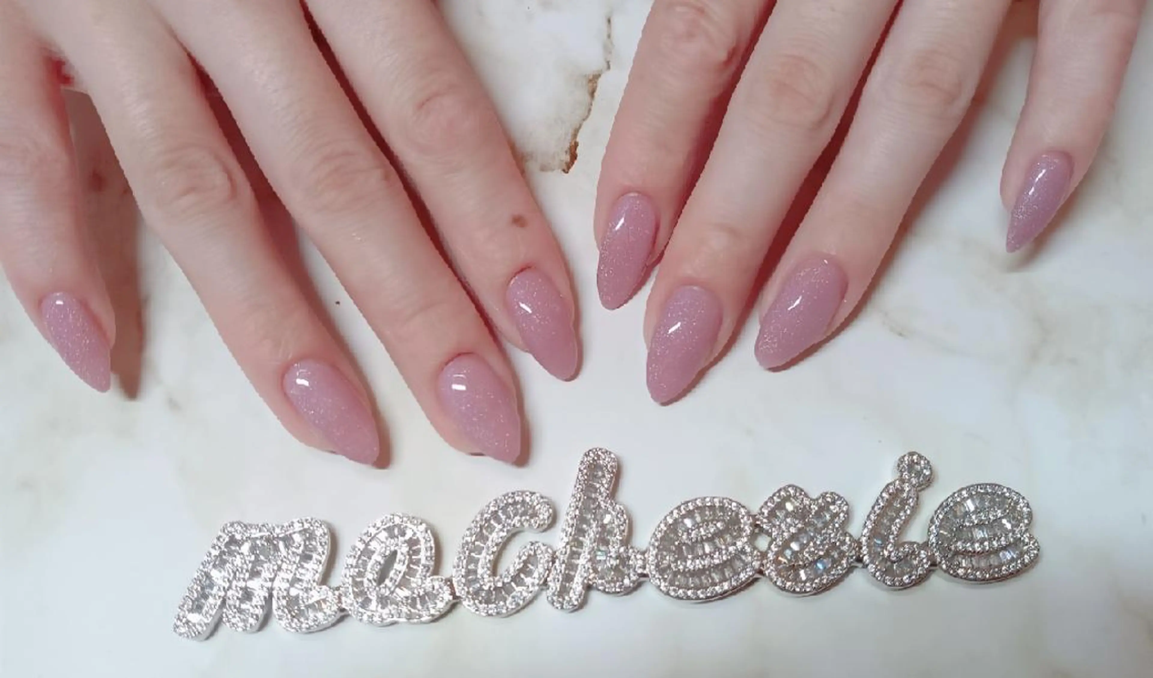 ネイル キラキラネイル ワンカラーネイル ハンドネイル Nail Salon macherieのネイルデザイン