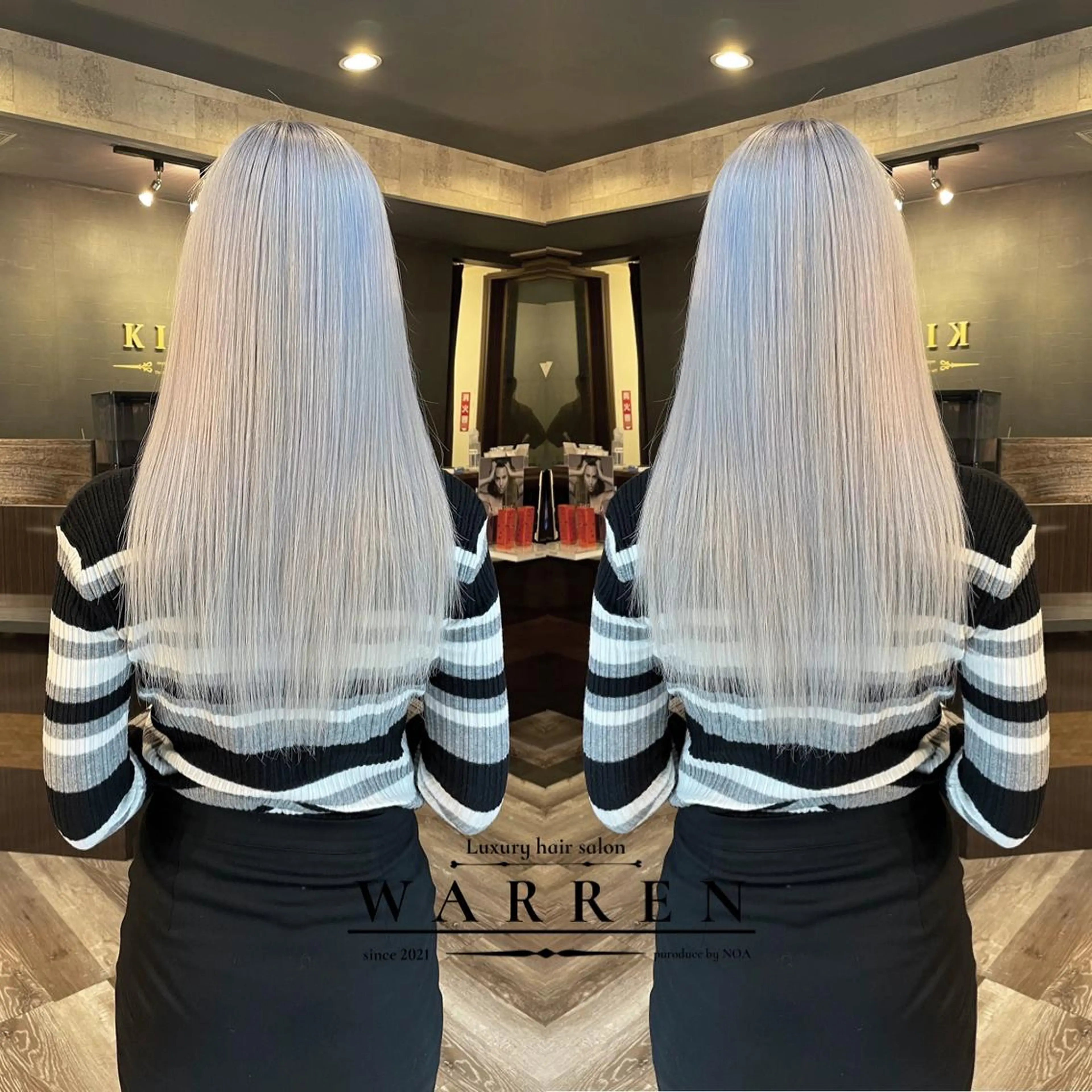 ロング カラー ヘアカラー トリートメント 【KIRA 代表】 TATSUYAのヘアスタイル