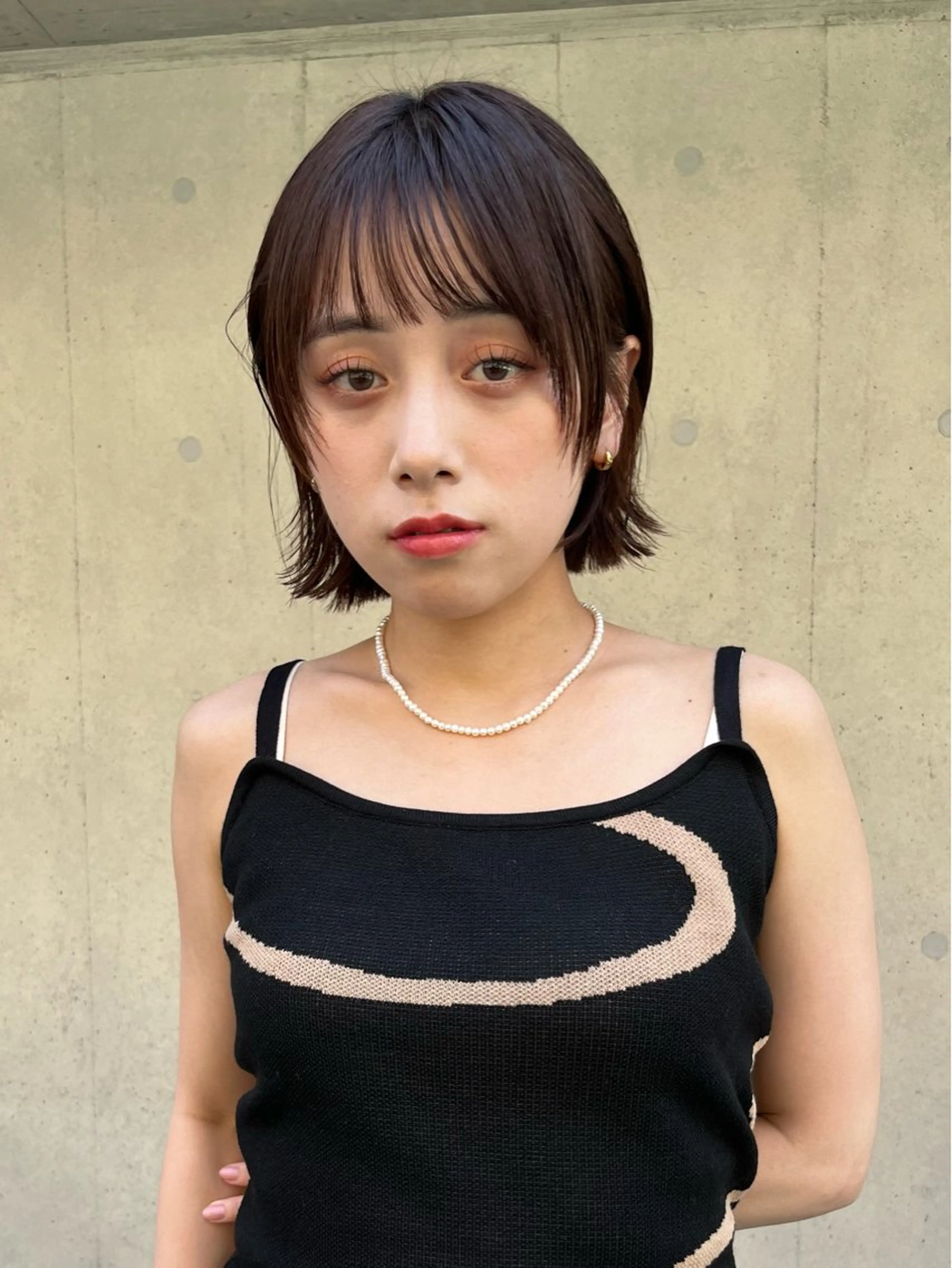 ショート カラー ヘアアレンジ ヘアカラー トリートメント ヘアセット ippo所属・💎韓国ヘア/ 艶カラー💎souのヘアスタイル