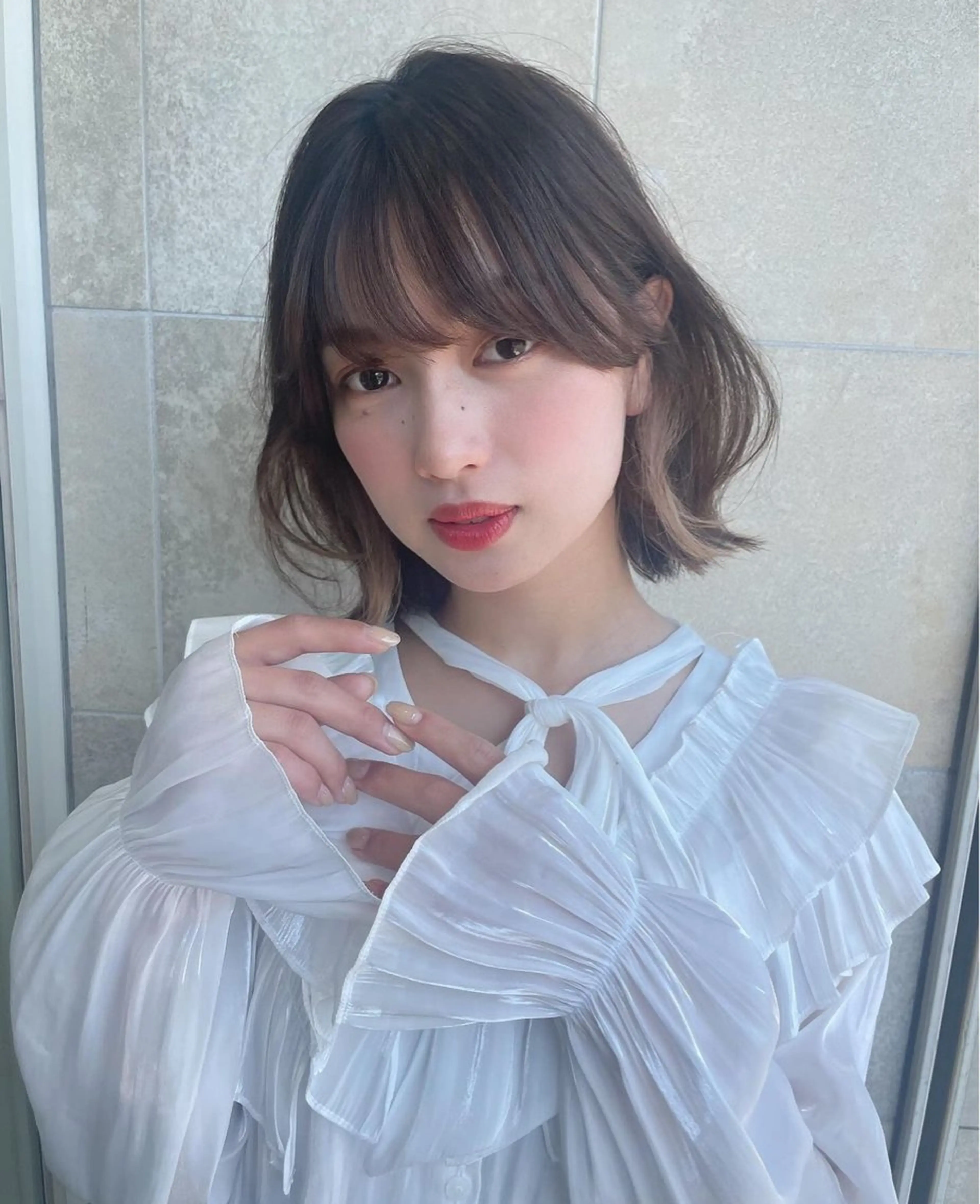 レディースカット+インナーカラー(イルミナカラー)の写真