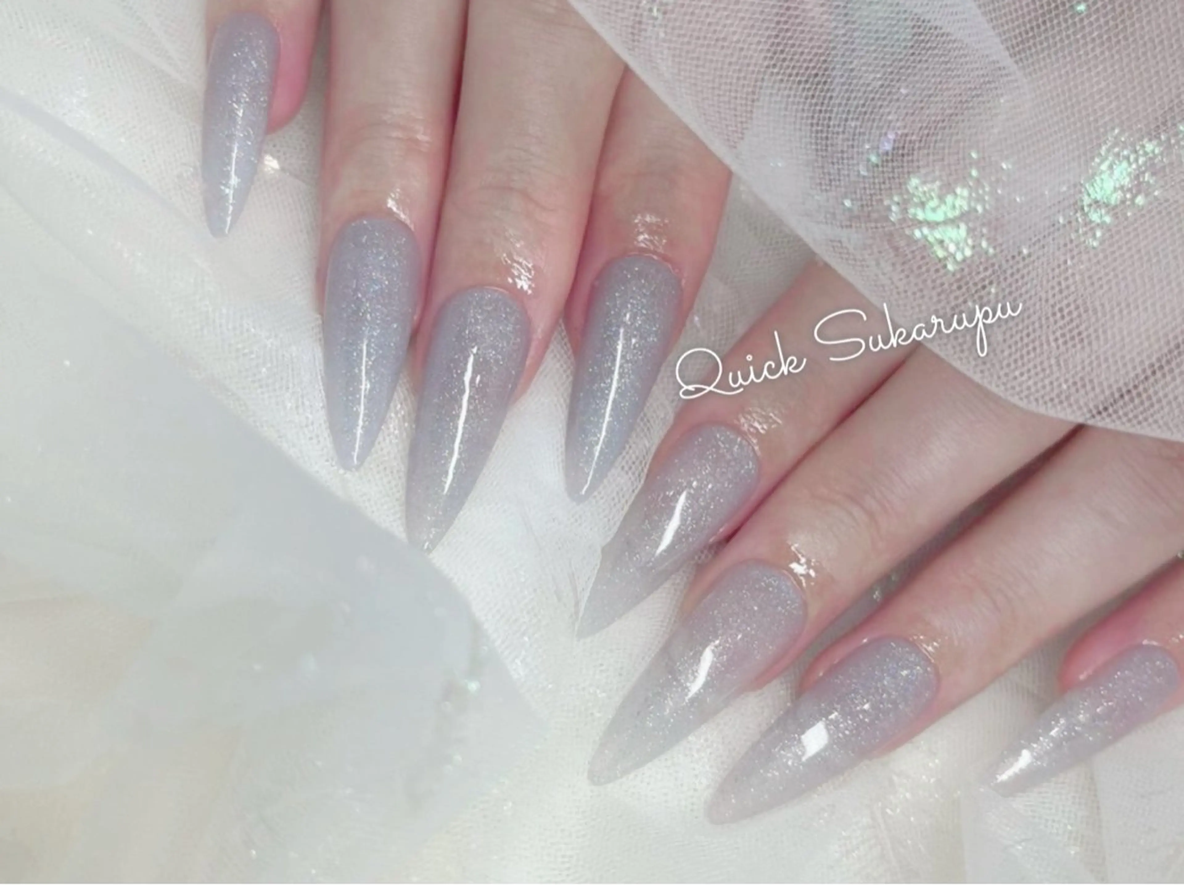 ロング ロング ハンドネイル Quick Sukarupu 高田馬場店所属・Quick Sukarupuのネイルデザイン