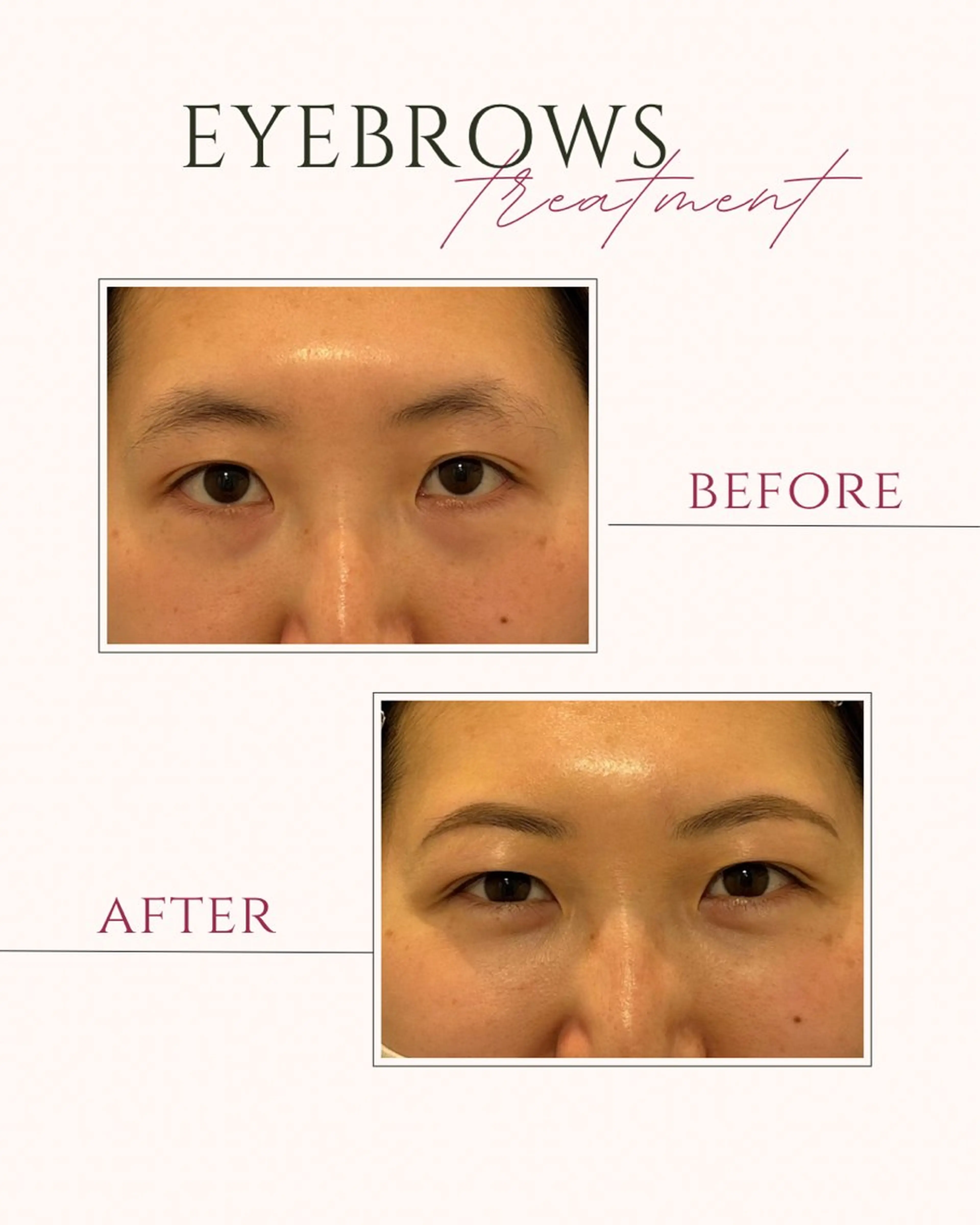 美眉スタイリング　眉毛WAXの写真