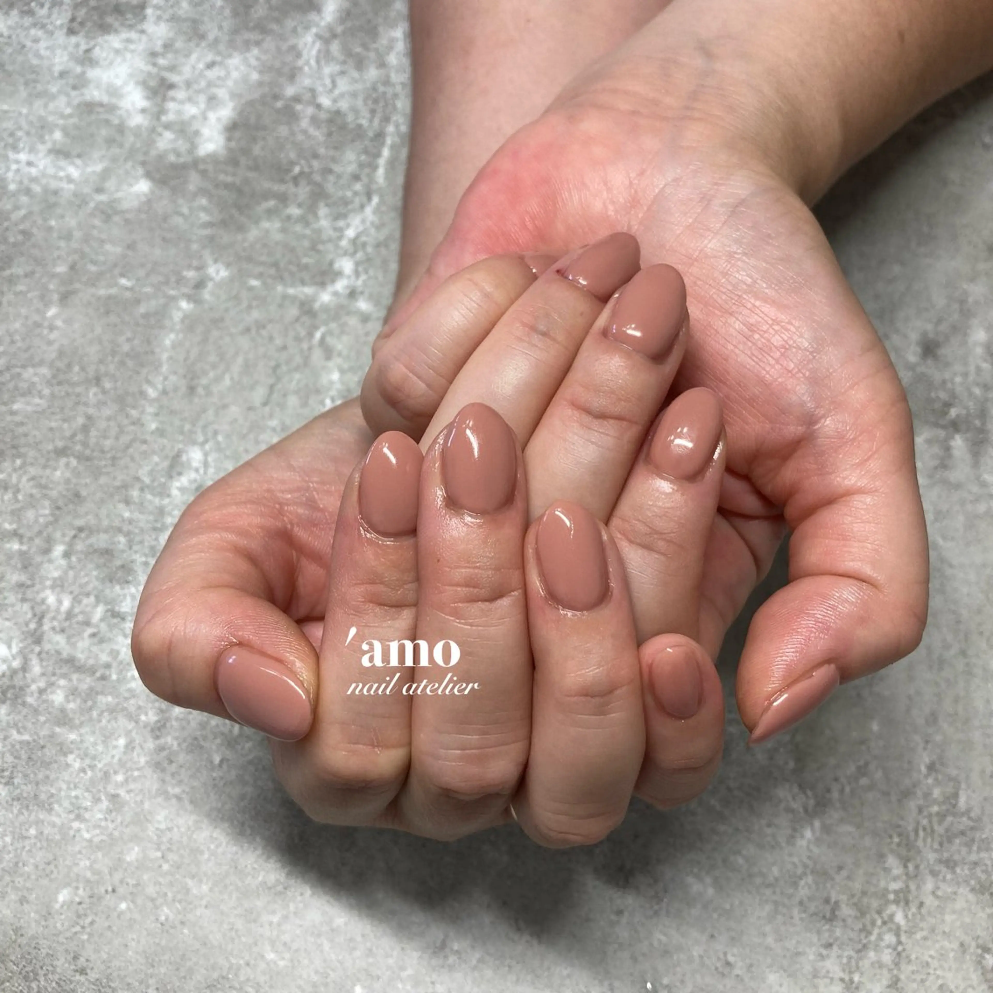 ネイル フットネイル ジェルネイル ニュアンスネイル パラジェル ハンドネイル 'amo nail atelierのネイルデザイン