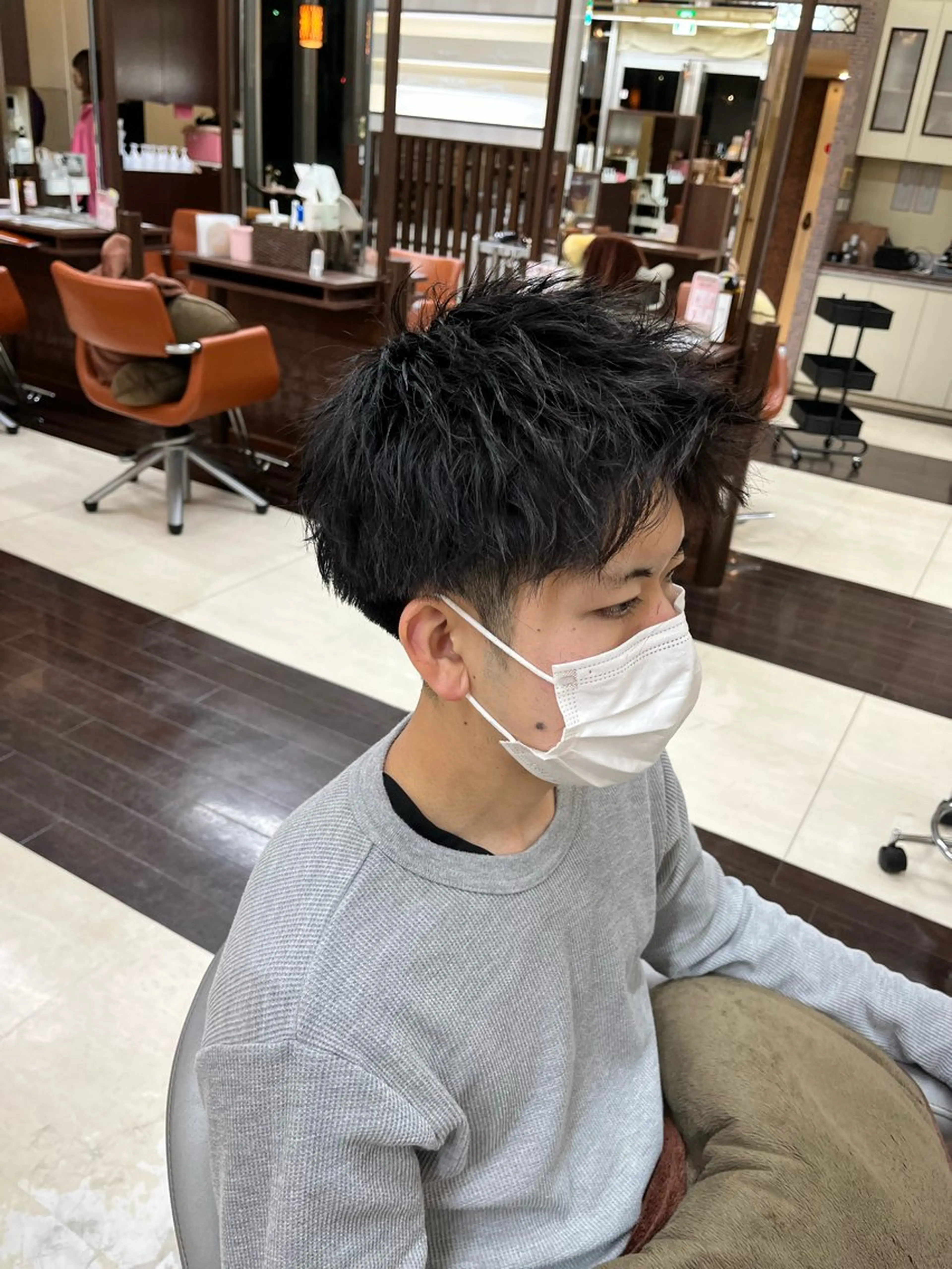 ショート メンズ 刈り上げ ショートヘア AROH men's cut&men's perm 船橋店所属・🧊メンズ特化🧊 高木航希のヘアスタイル