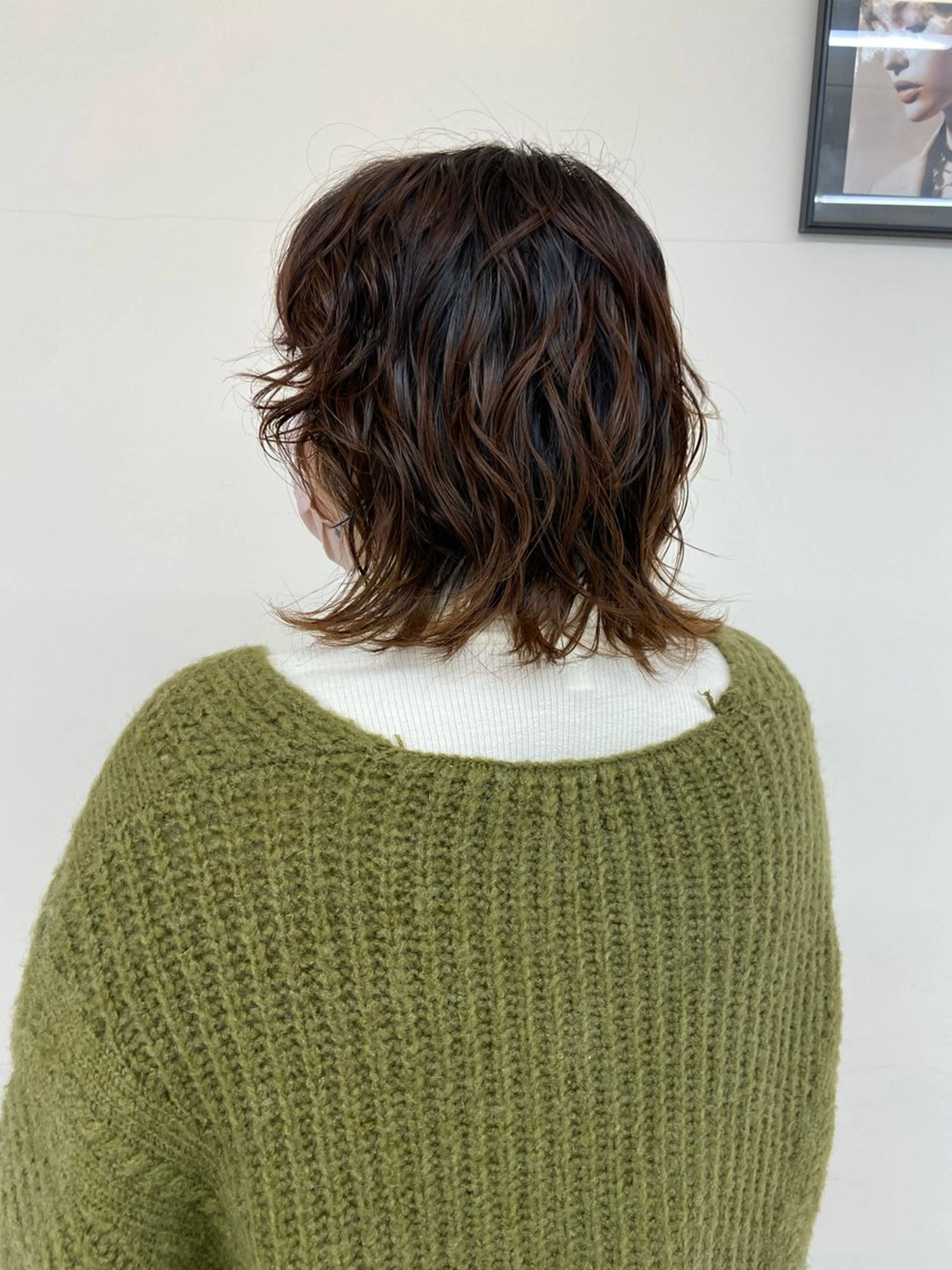 ミディアム 辛島 涼子のヘアスタイル