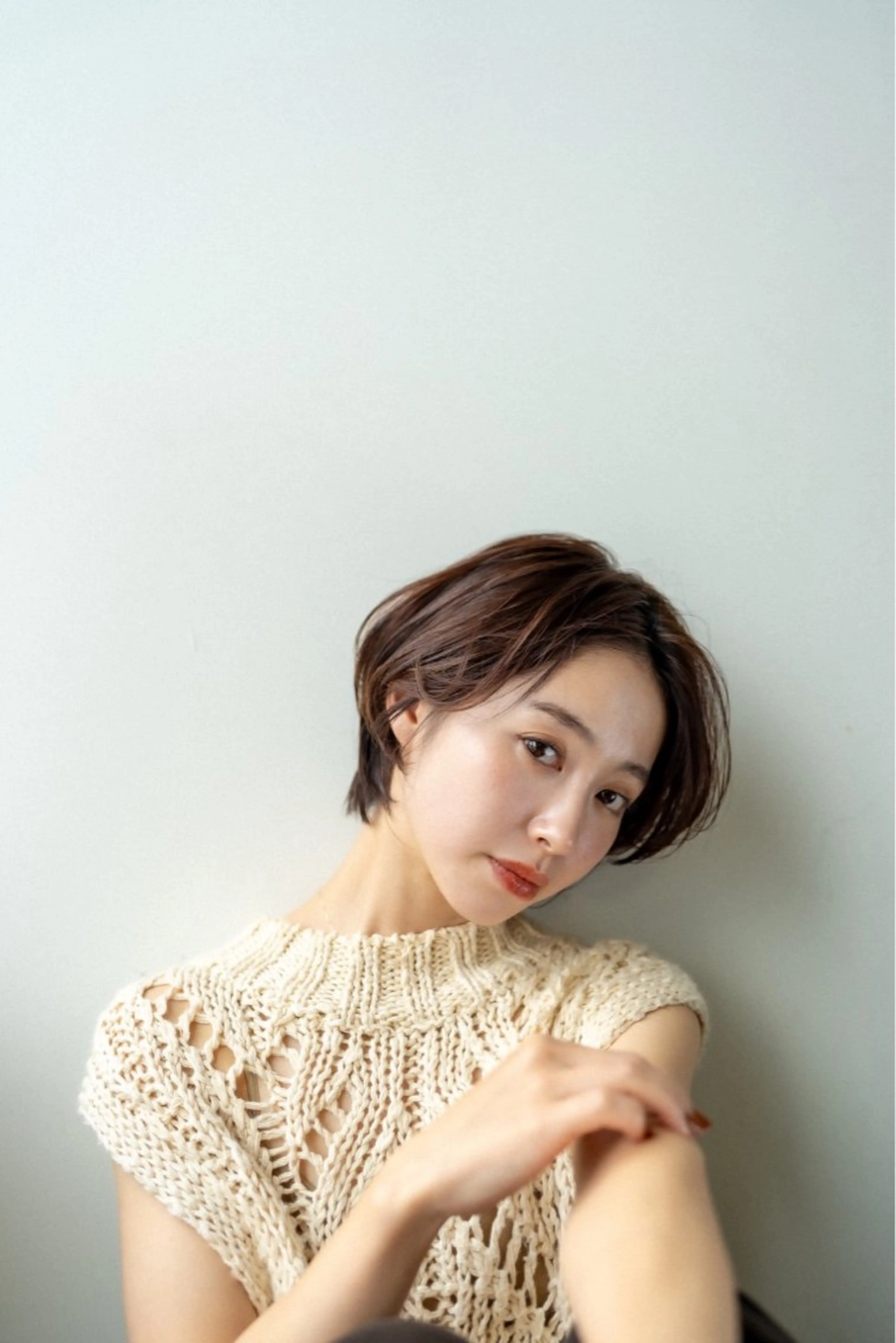 ショート カラー THE DAY所属・AKI HASHIMOTOのヘアスタイル