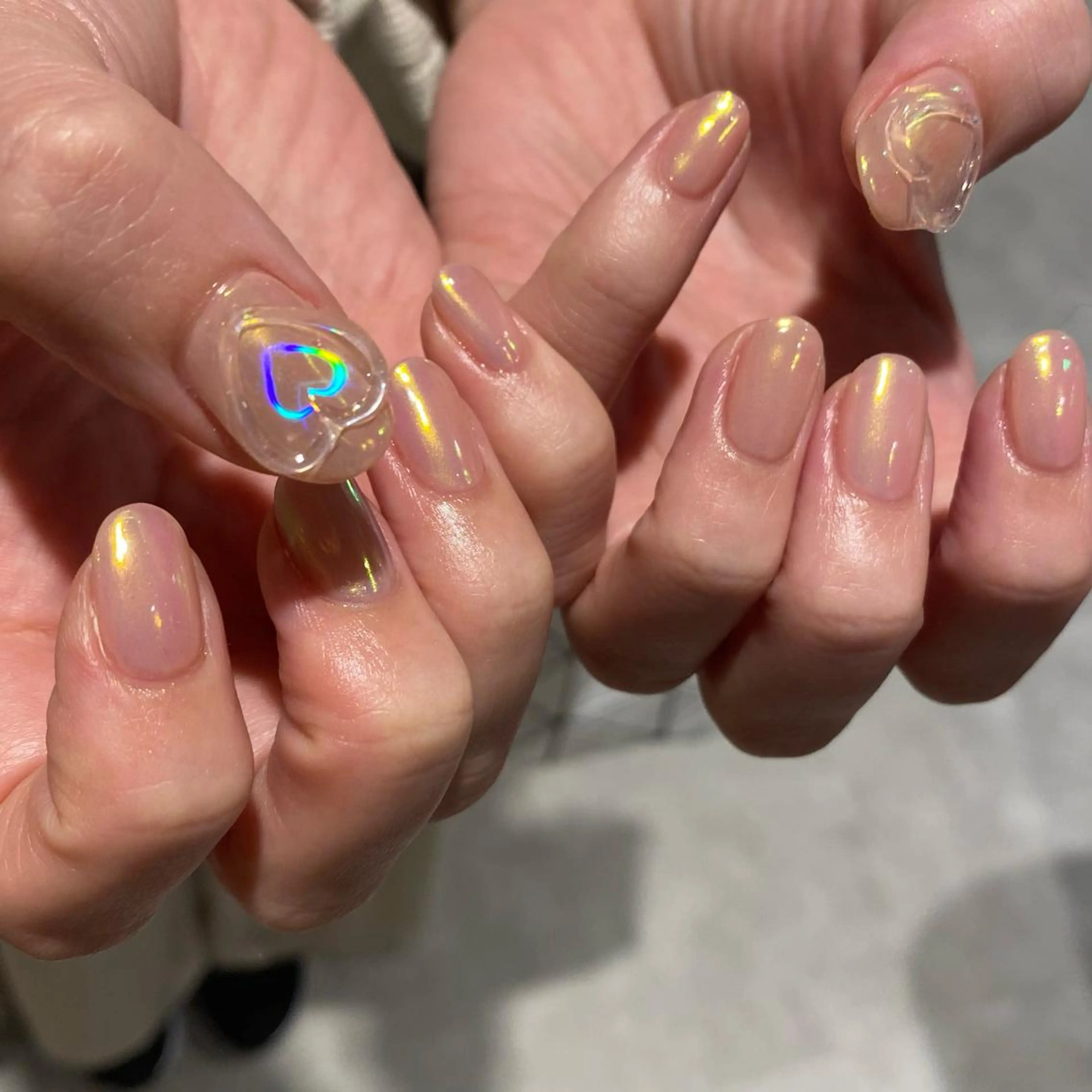 ネイル ニュアンスネイル ハンドネイル RINO AMANE nailのネイルデザイン
