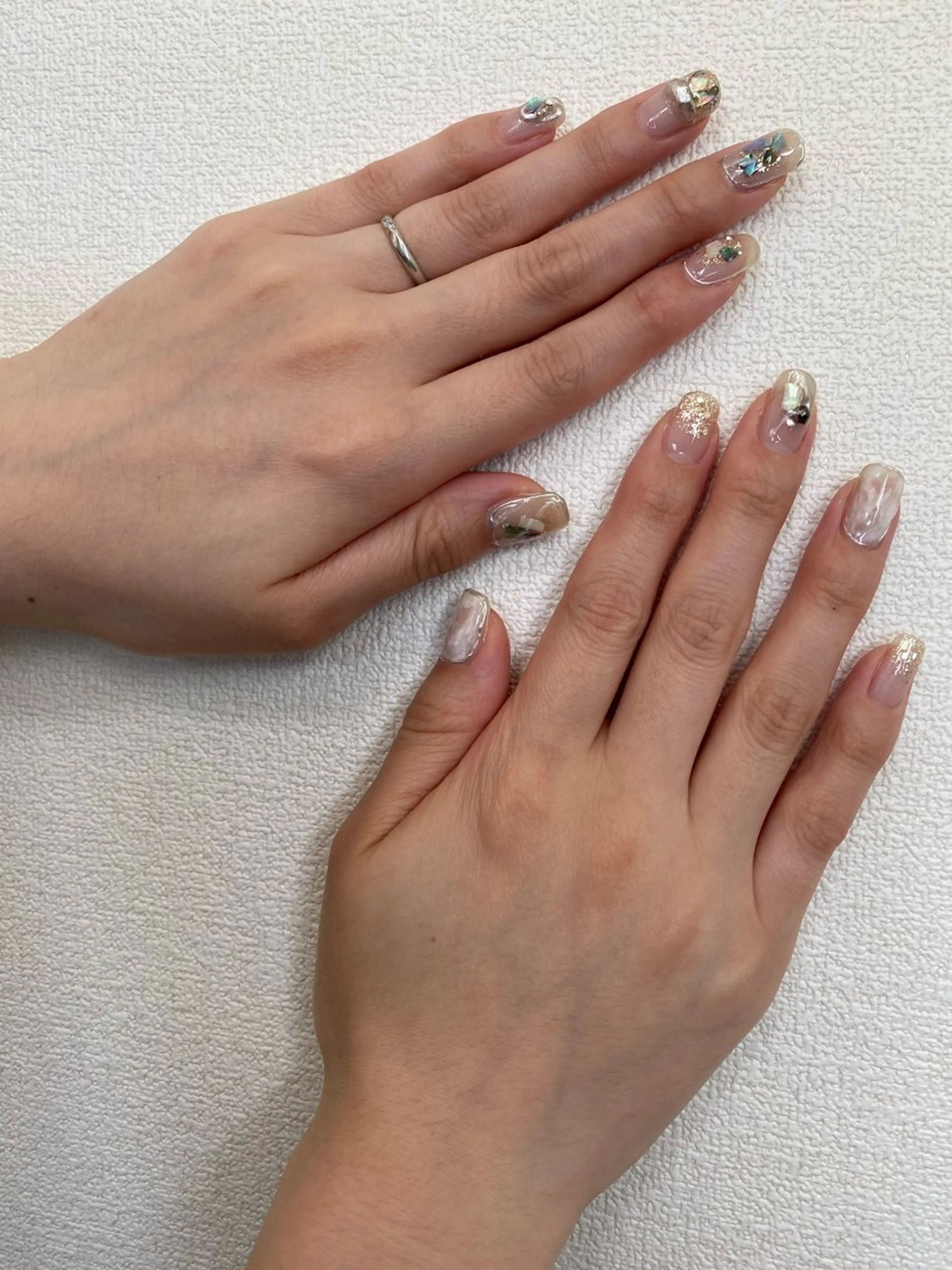 ネイル ニュアンスネイル ハンドネイル 自宅サロン FeelFreeのネイルデザイン