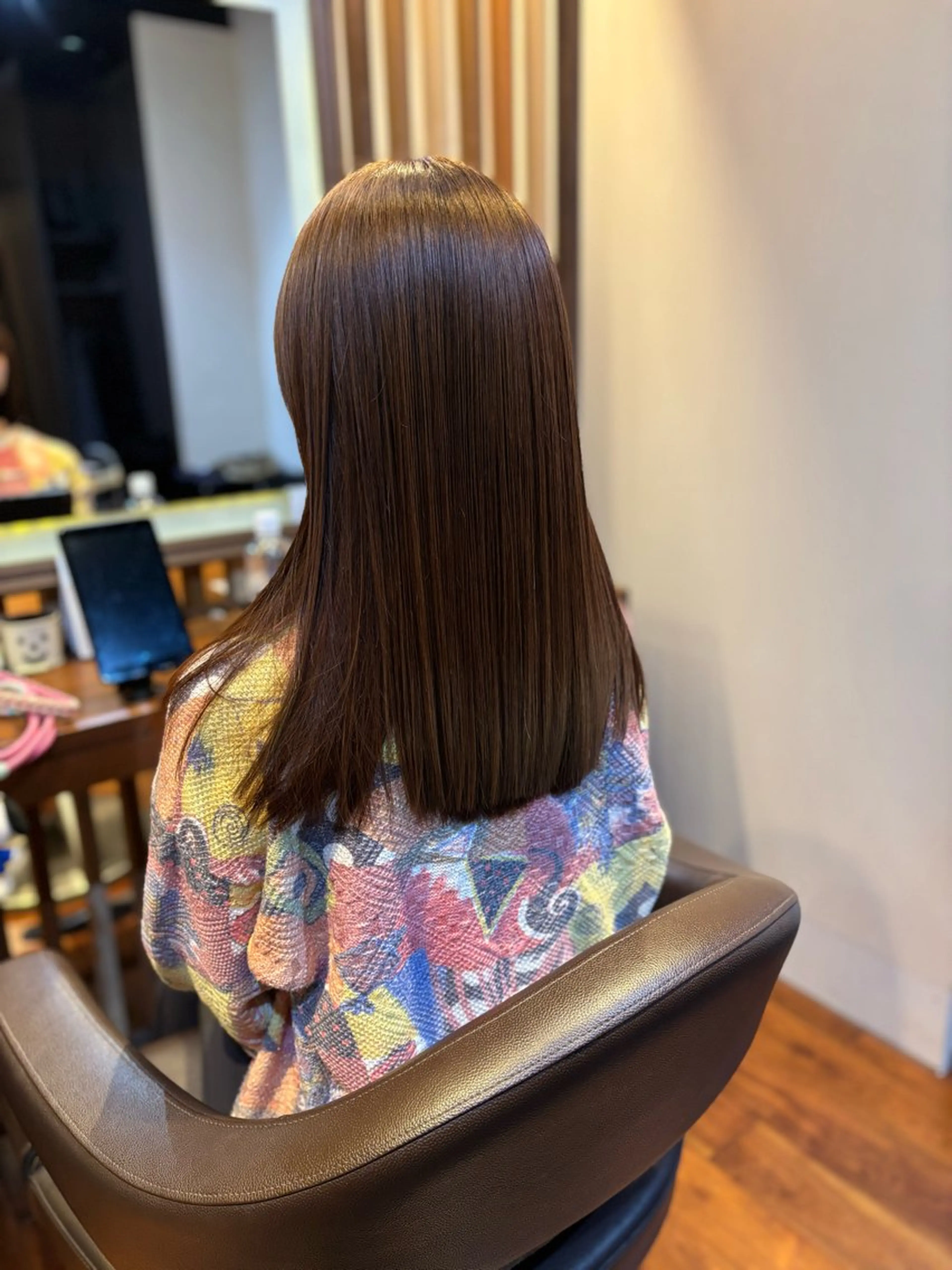 ロング カット ヘアカラー トリートメント 👑メンズパーマ/髪 質改善/鎌倉🐮のヘアスタイル