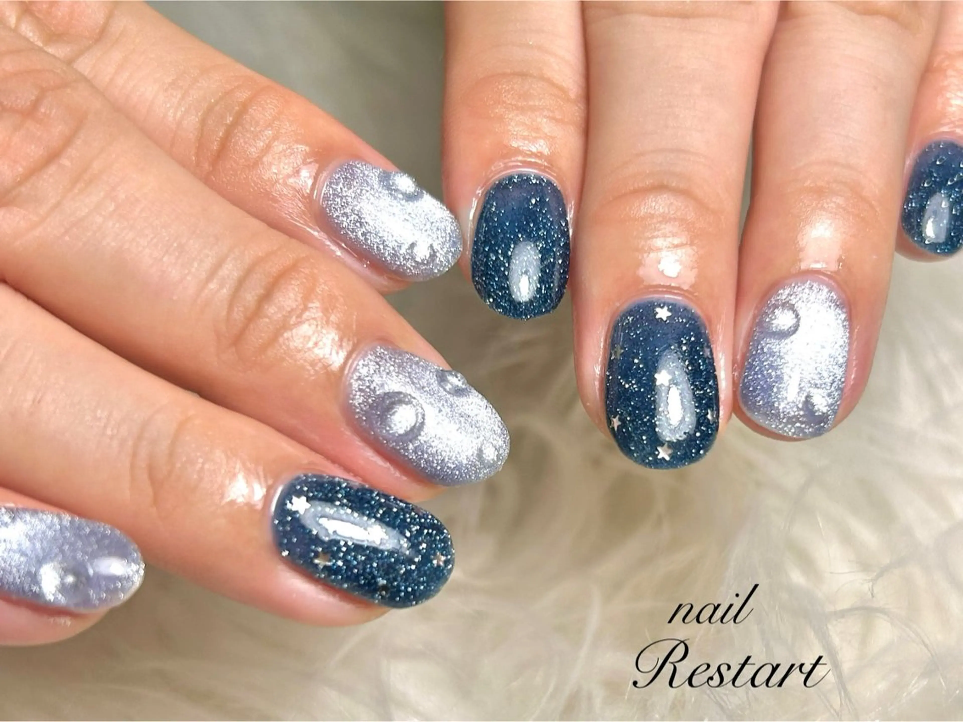 ショート ハンドネイル nail Restart所属・Restart YURIのネイルデザイン