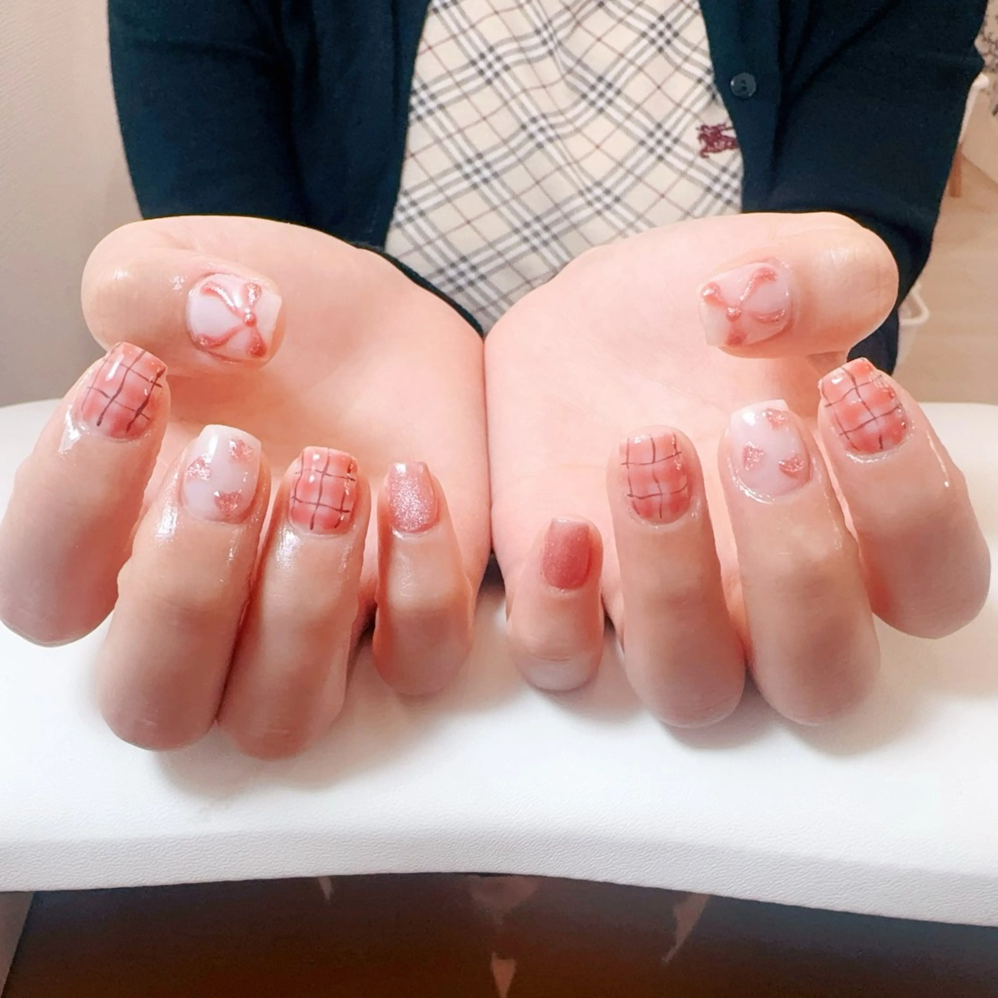 ネイル ハンドネイル 🦋Yumi Nail🦋Momoのネイルデザイン