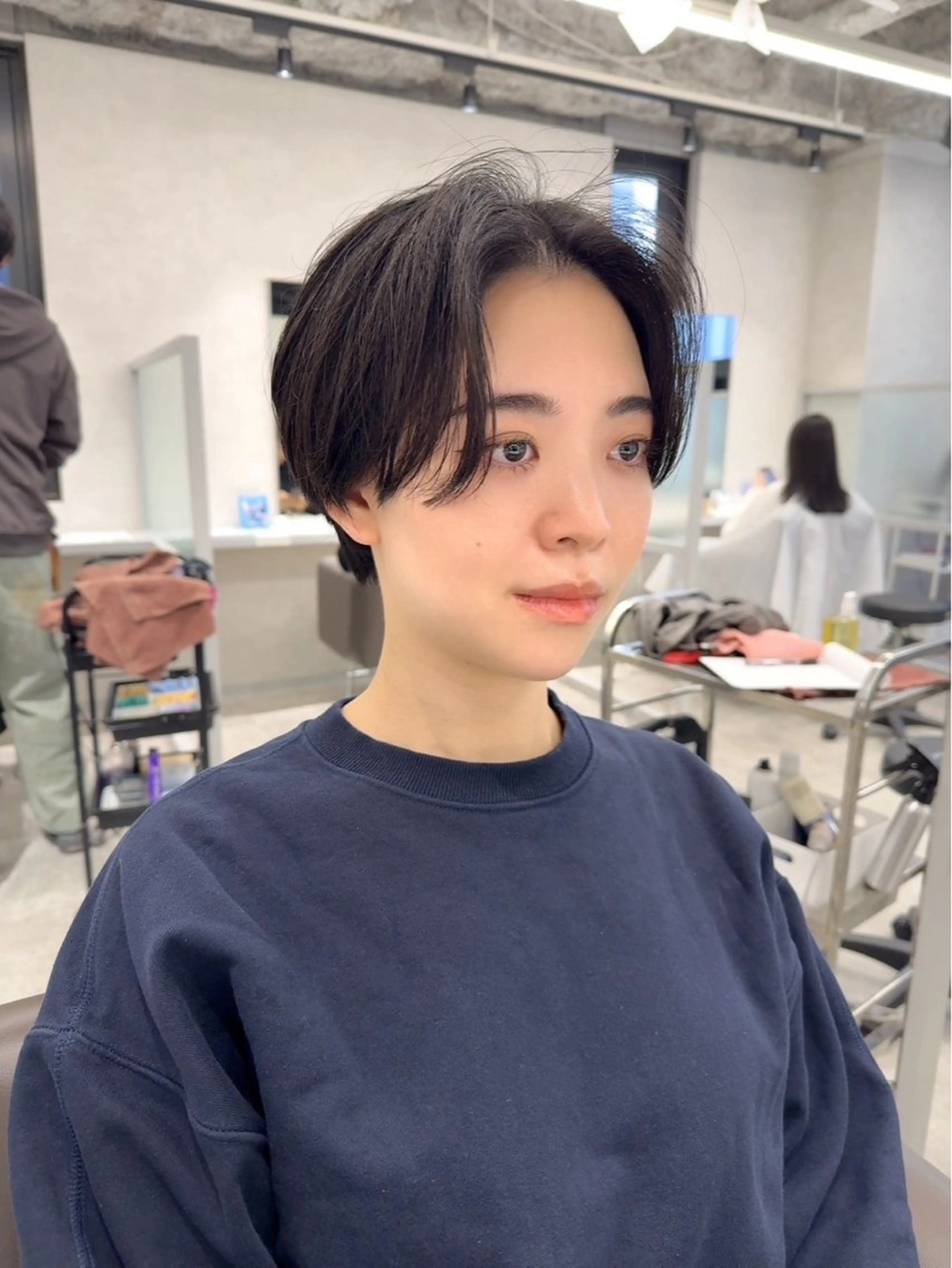 ショート 明松 功喜のヘアスタイル