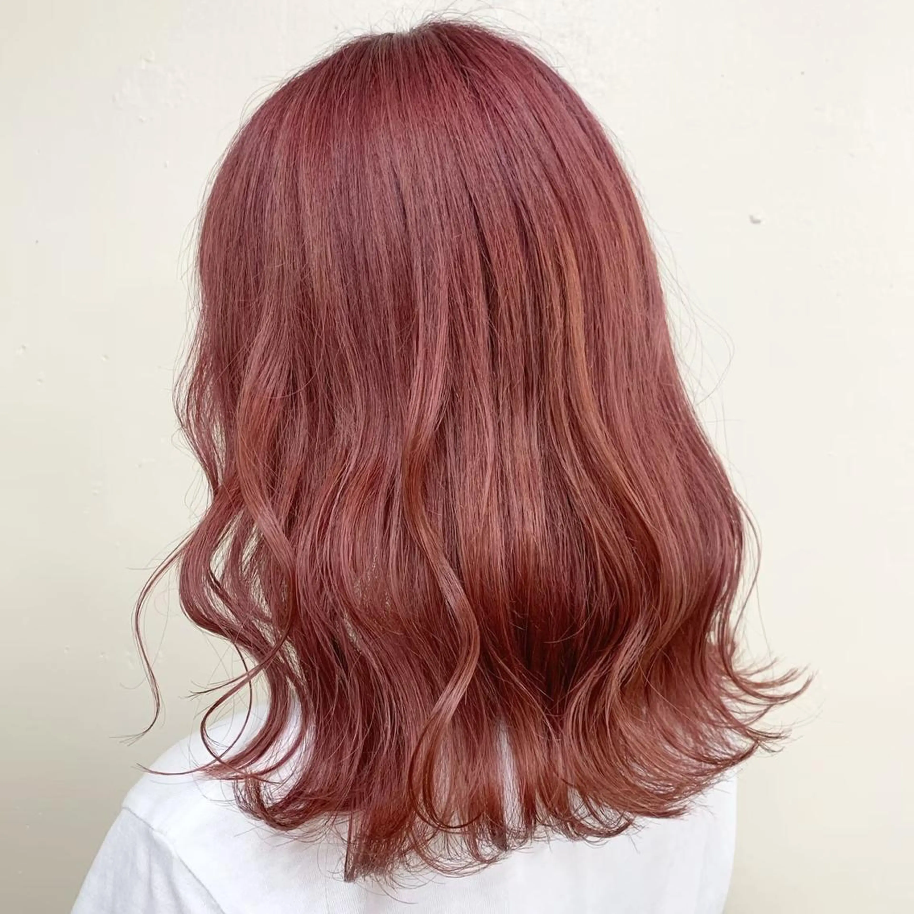 ミディアム カラー ヘアアレンジ 💕ブリーチカラー☁ 髪質改善💖サワのヘアスタイル