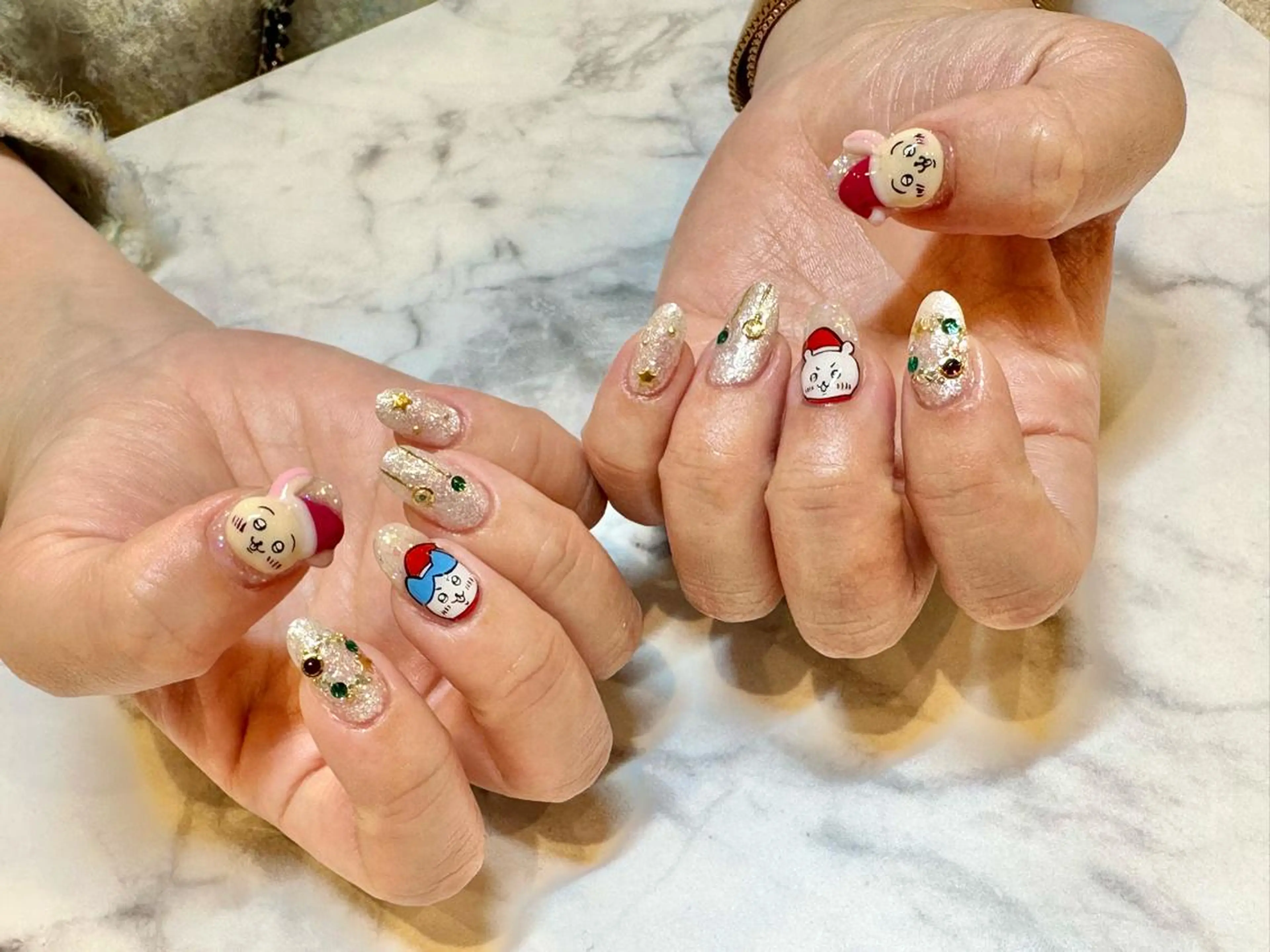 ネイル ロングネイル メンズネイル 持ち込み スカルプネイル ハンドネイル Bianca名駅 🪼店長sagawaのネイルデザイン