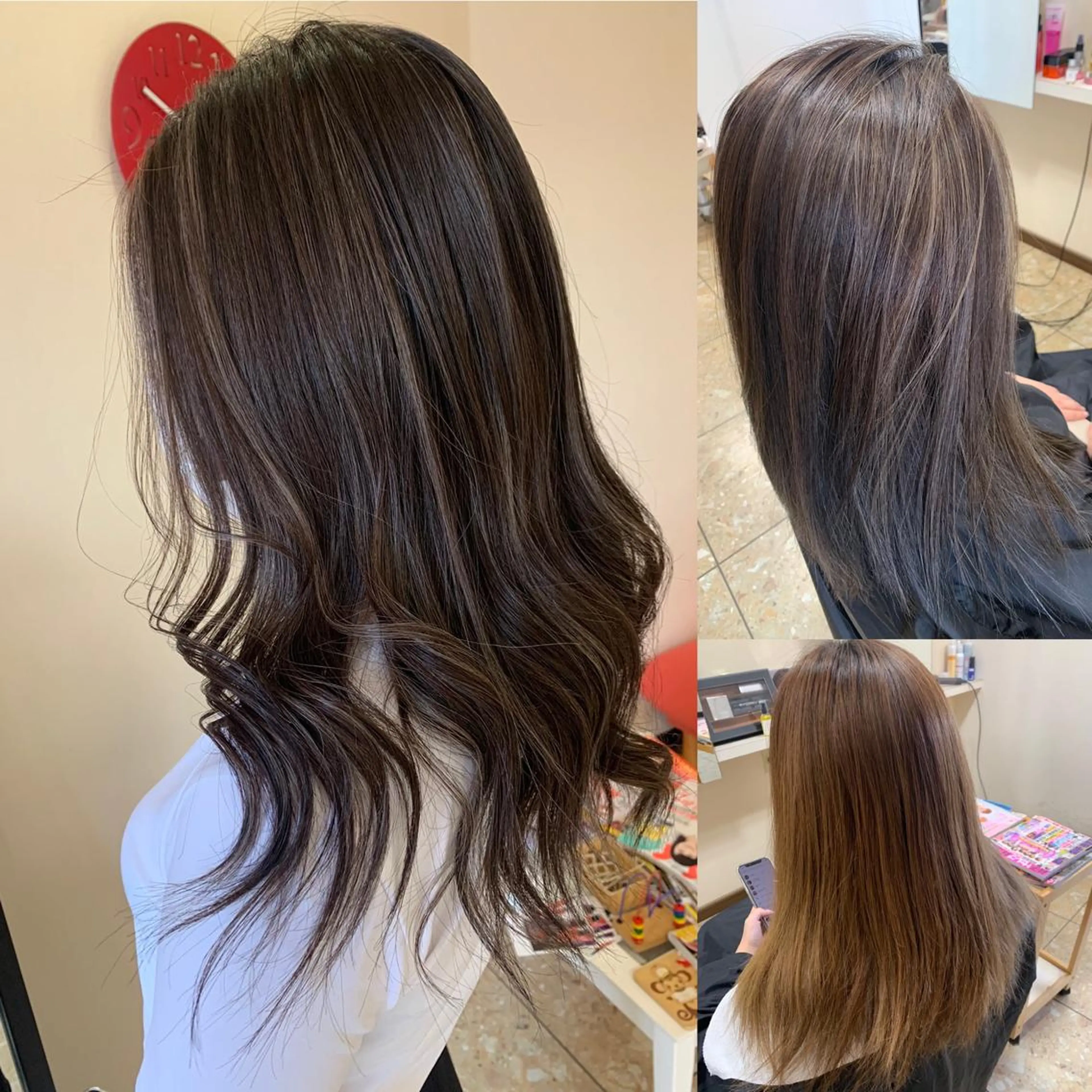 ロング カラー ハイライトカラー ハイライト ヘアーサロンaxia所属・上田 英樹のヘアスタイル