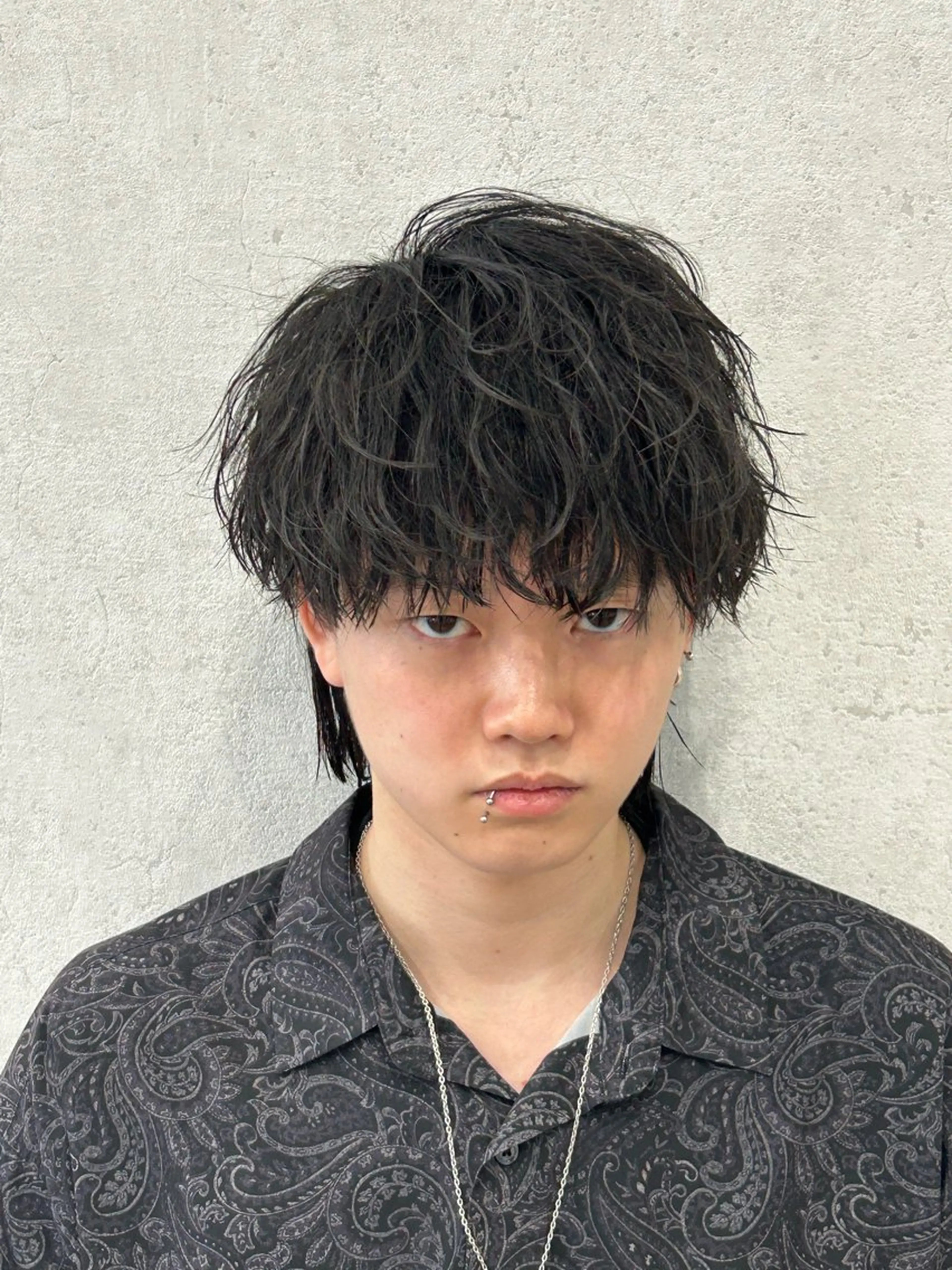 ショート レイヤーカット ウルフカット カット パーマ 革命🔥朝楽☀無造作 パーマ SHOTAのヘアスタイル