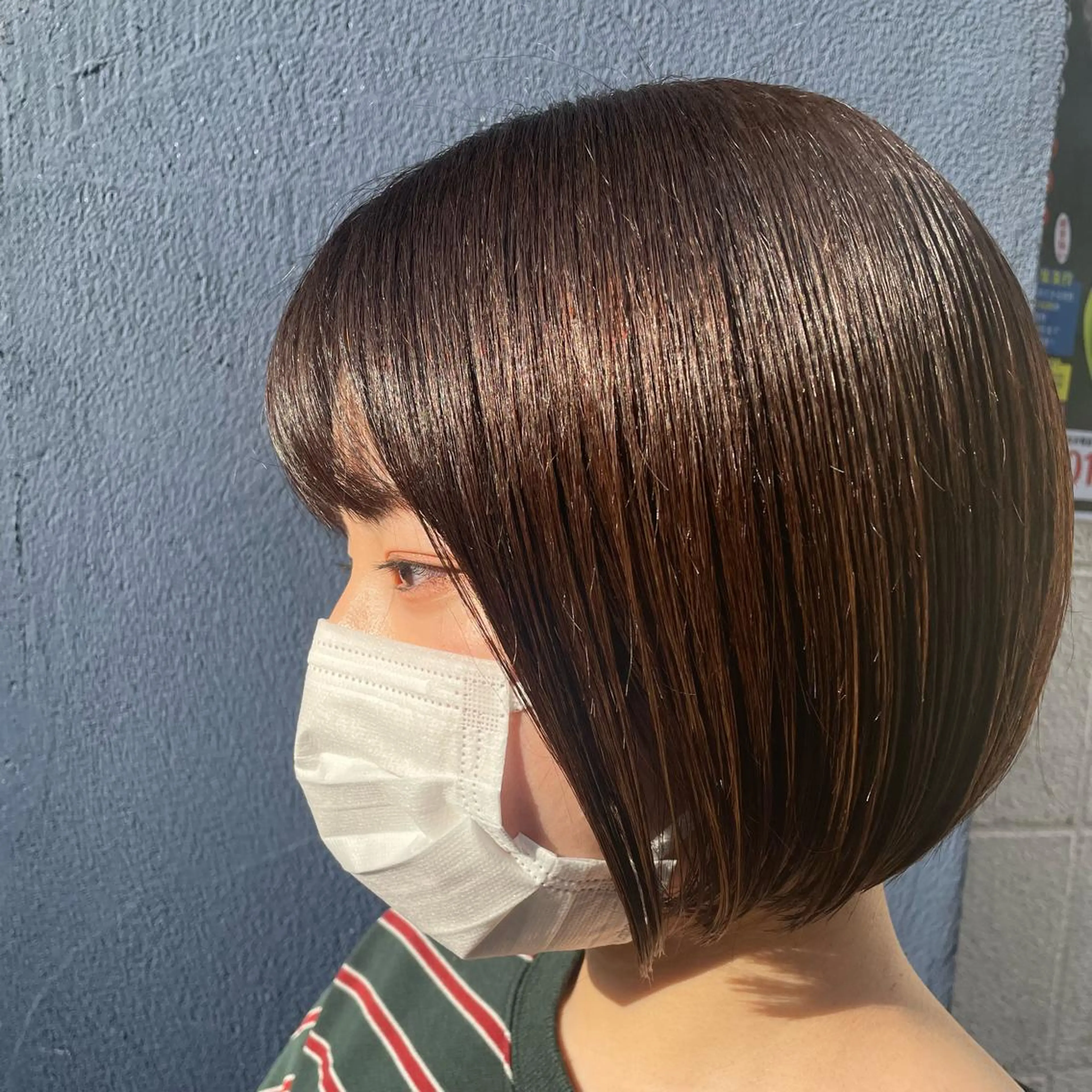 ショート ボブ すげ さやかのヘアスタイル