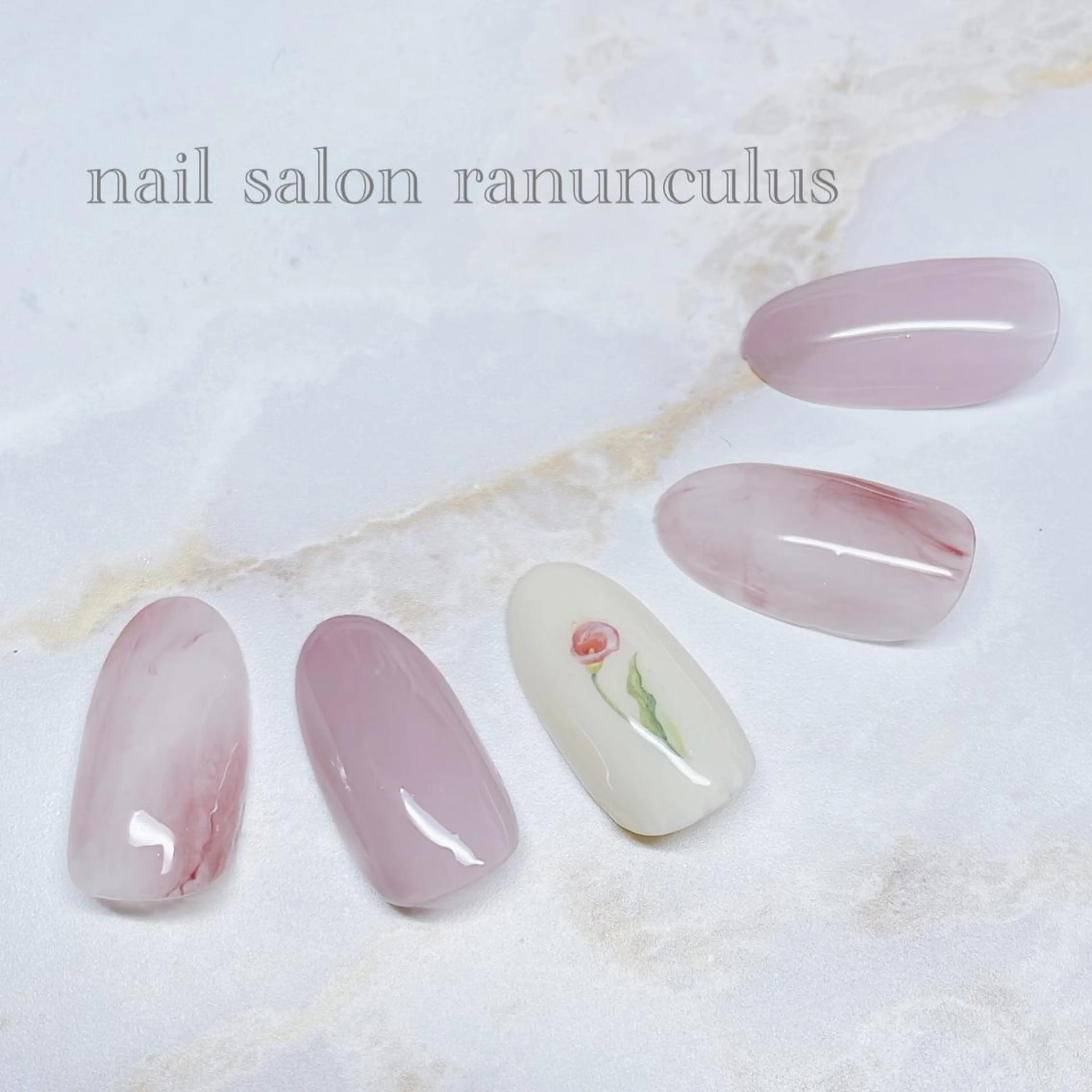 ネイル ハンドネイル nailsalon ranunculusのネイルデザイン