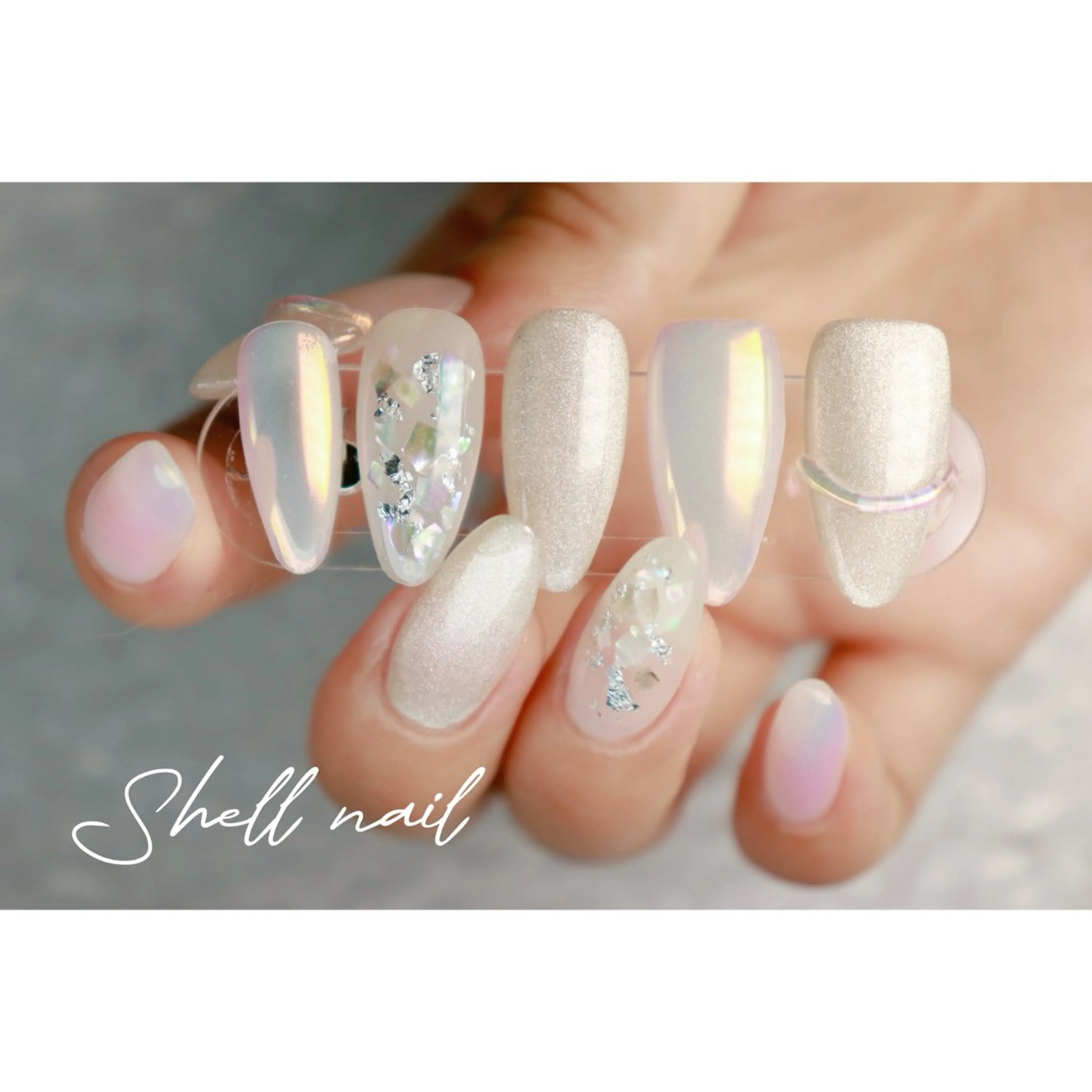 ネイル オーロラネイル ハンドネイル ハンドケア mapple nailのネイルデザイン
