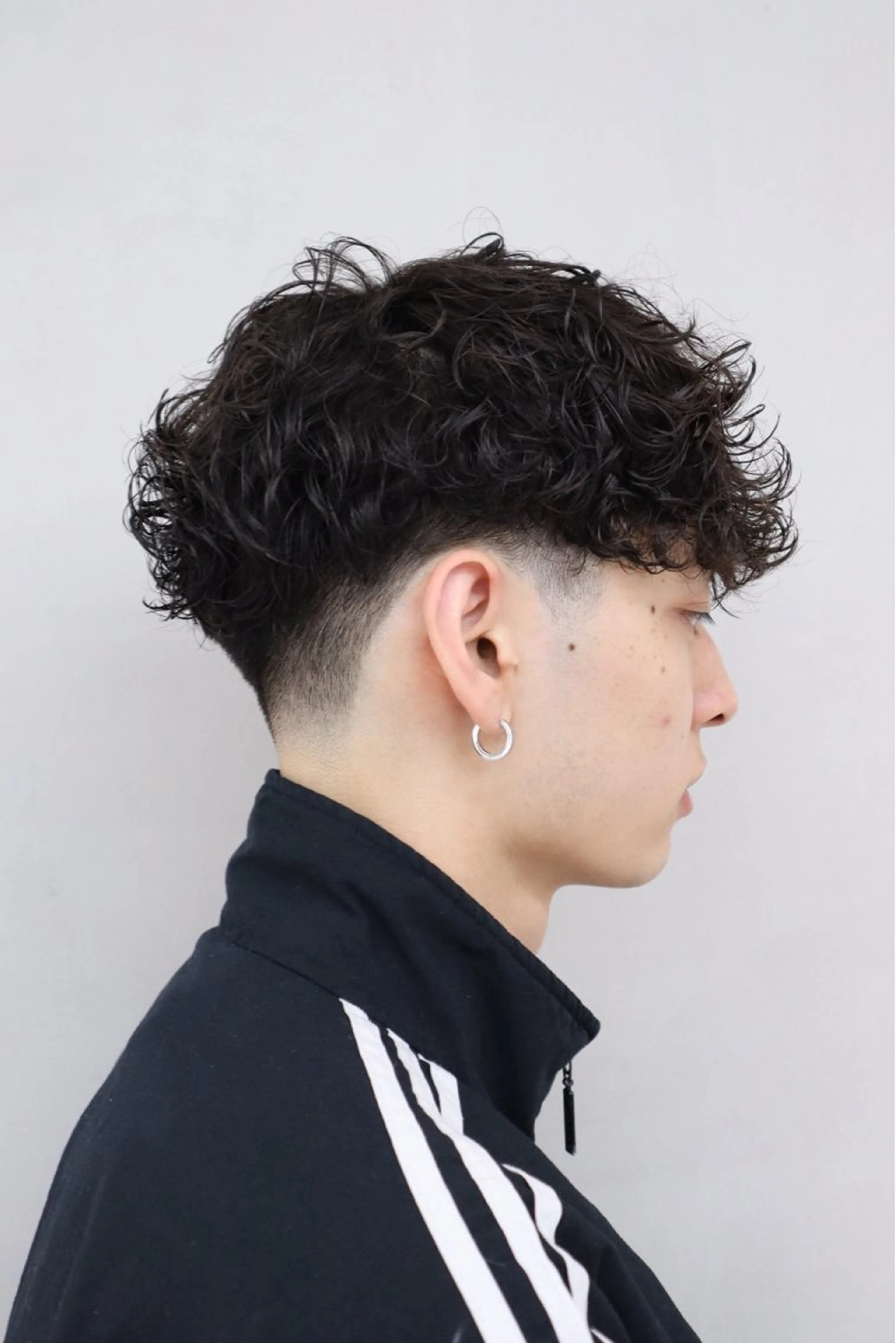 ショート パーマ メンズ メンズ特化   西野 晴紀のヘアスタイル