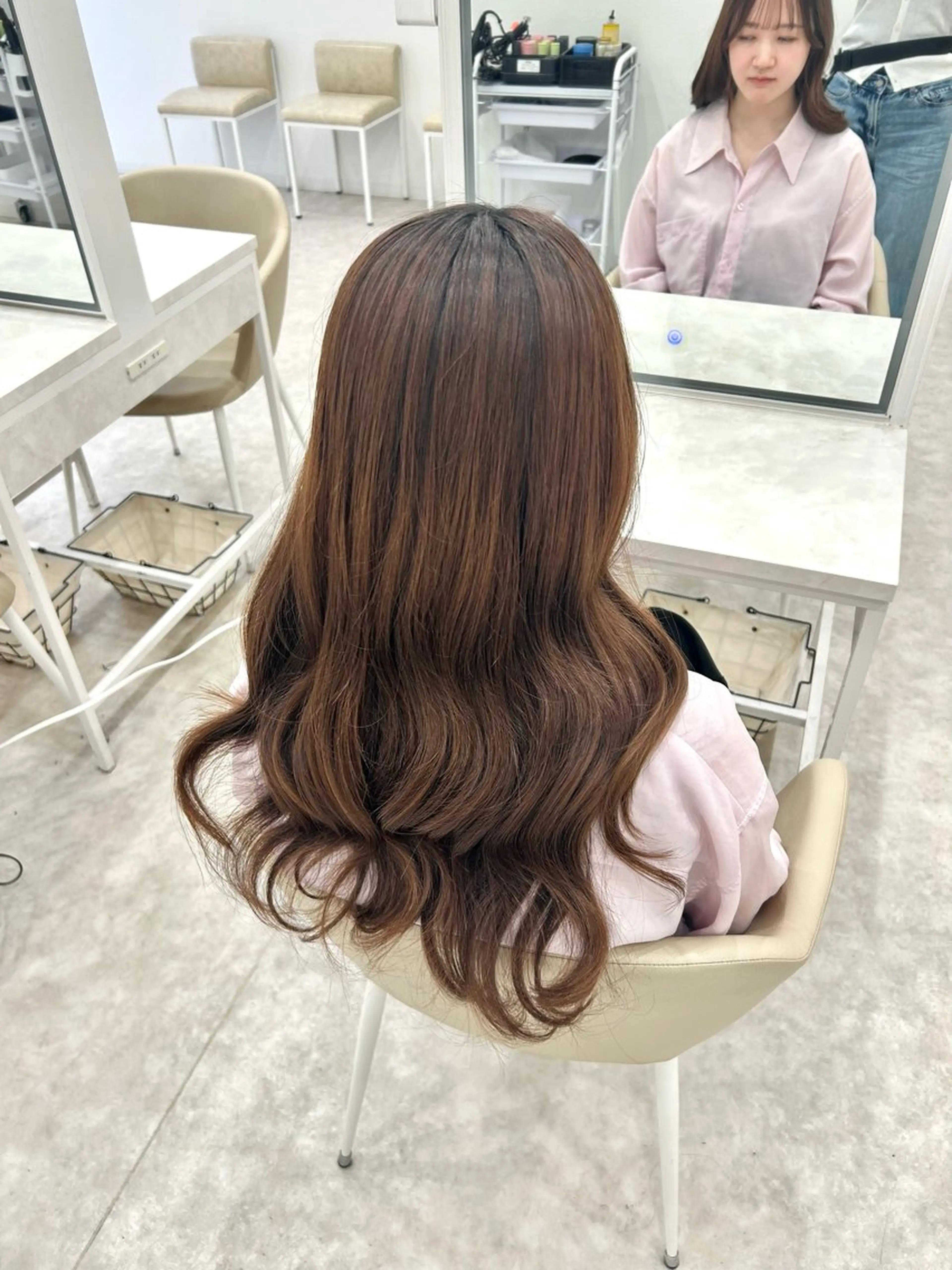 ロング ヘアアレンジ デート ヨシンモリ 韓国風ヘア Dityca rst所属・Hirakuni Manakaのヘアスタイル