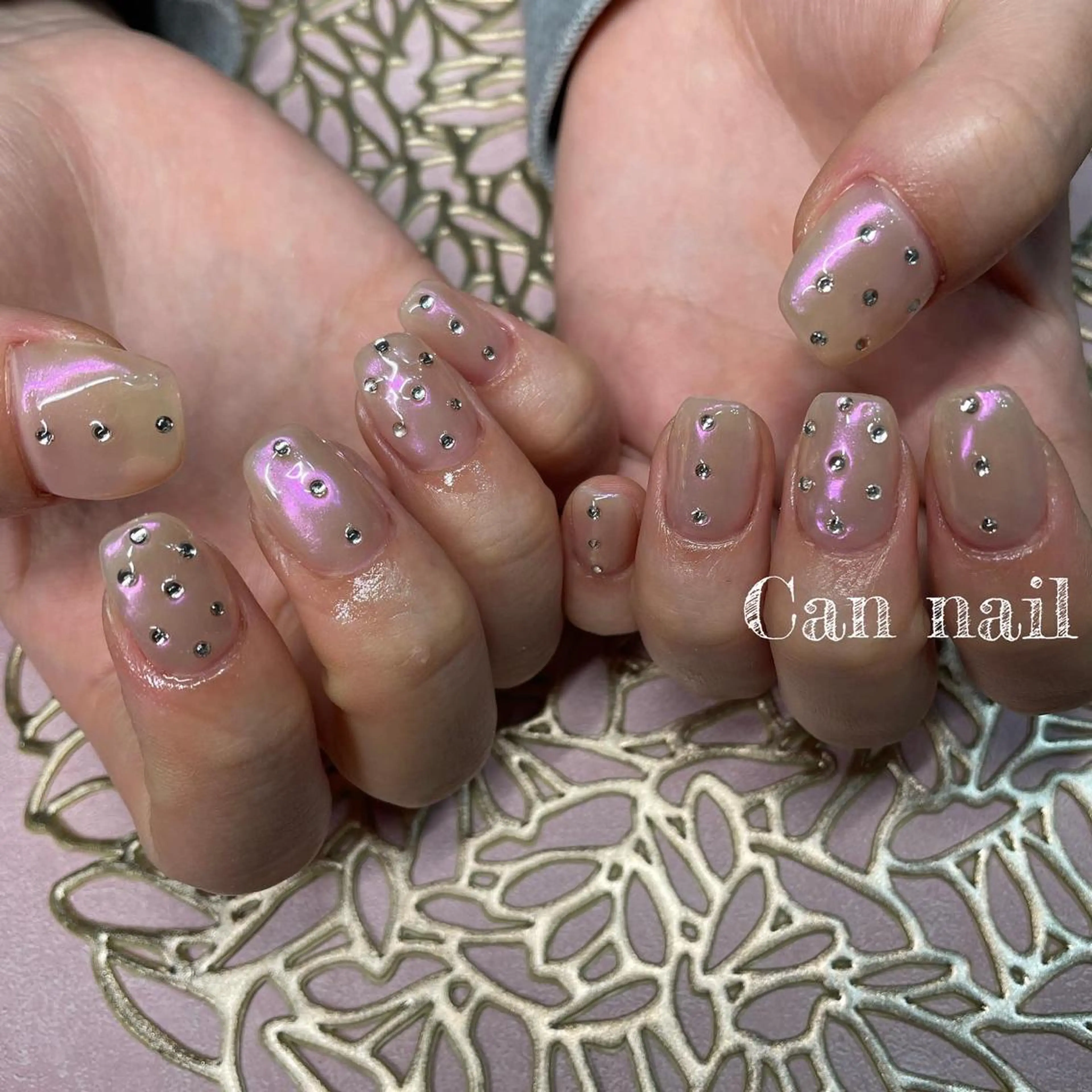 ミディアム ネイル ハンドネイル Parfum パルファンのネイルデザイン