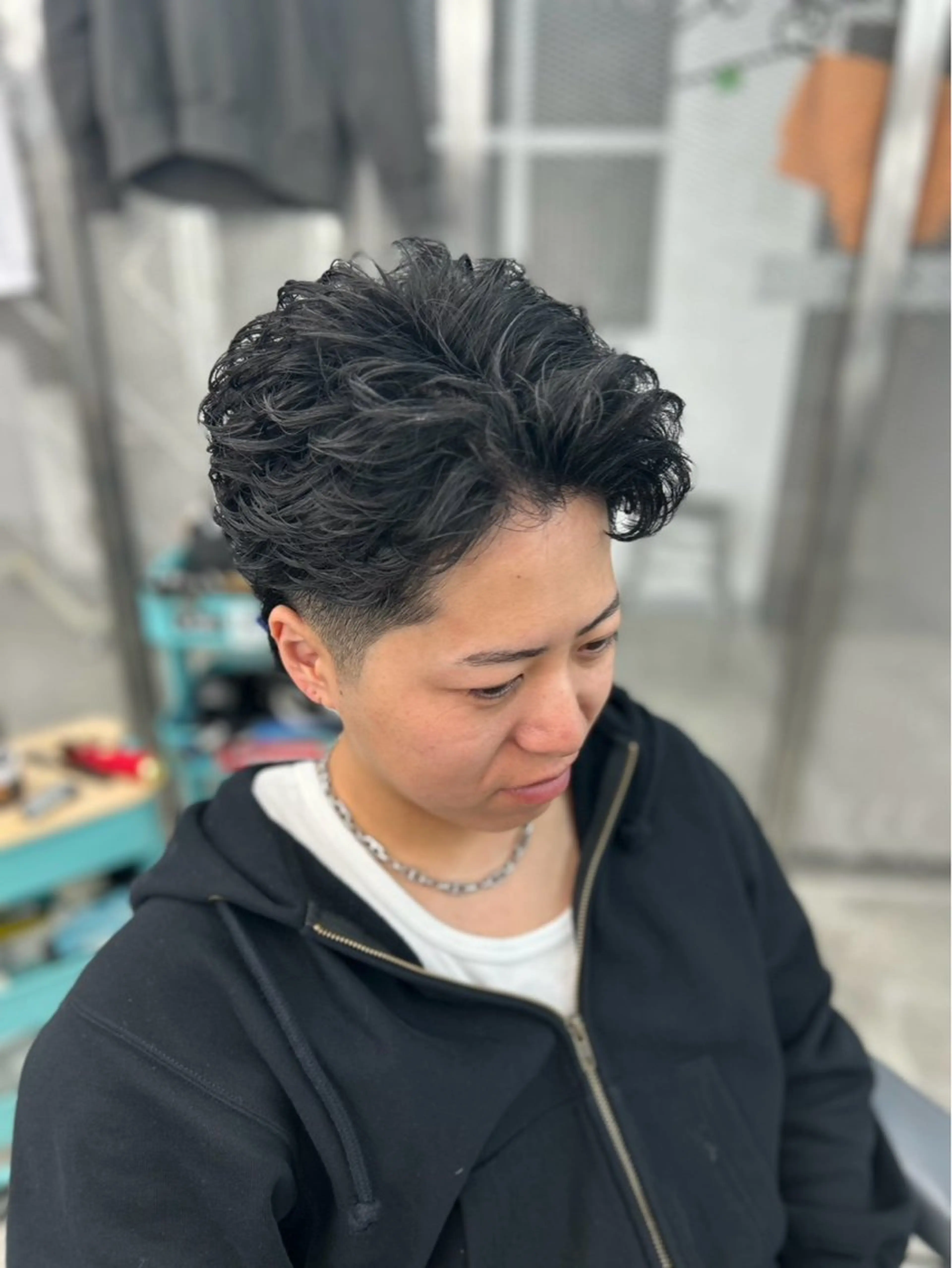 ショート カット ヘアカラー パーマ DAMDEE TOKYO所属・🔥メンズ特化🔥 平田　能基のヘアスタイル