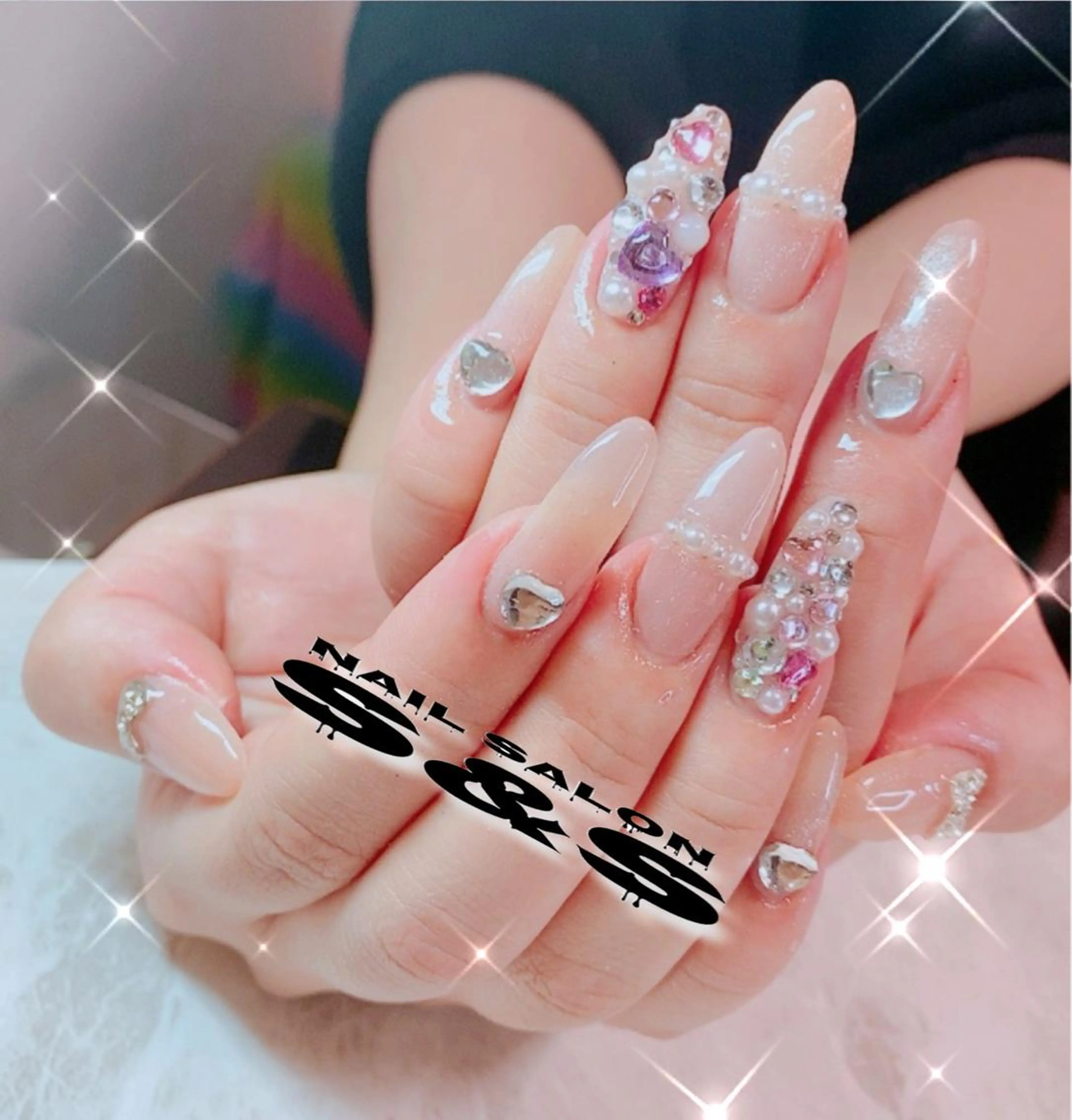 ネイル 長さ出し メンズネイル 持ち込み スカルプネイル S&S 村田小百合のネイルデザイン