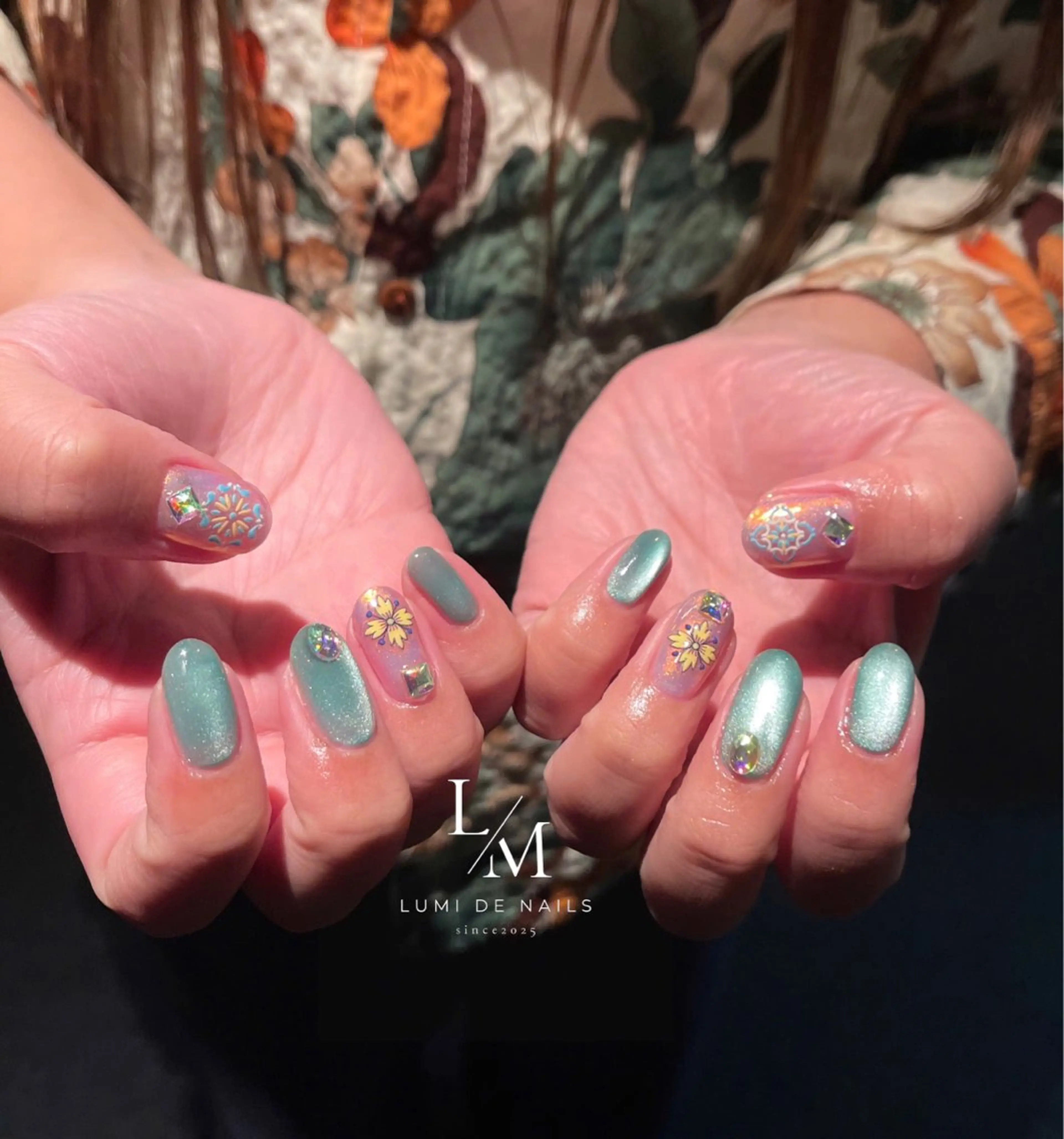 ネイル ジェルネイル ハンドネイル Lumi de nails所属・中山 ゆきのネイルデザイン