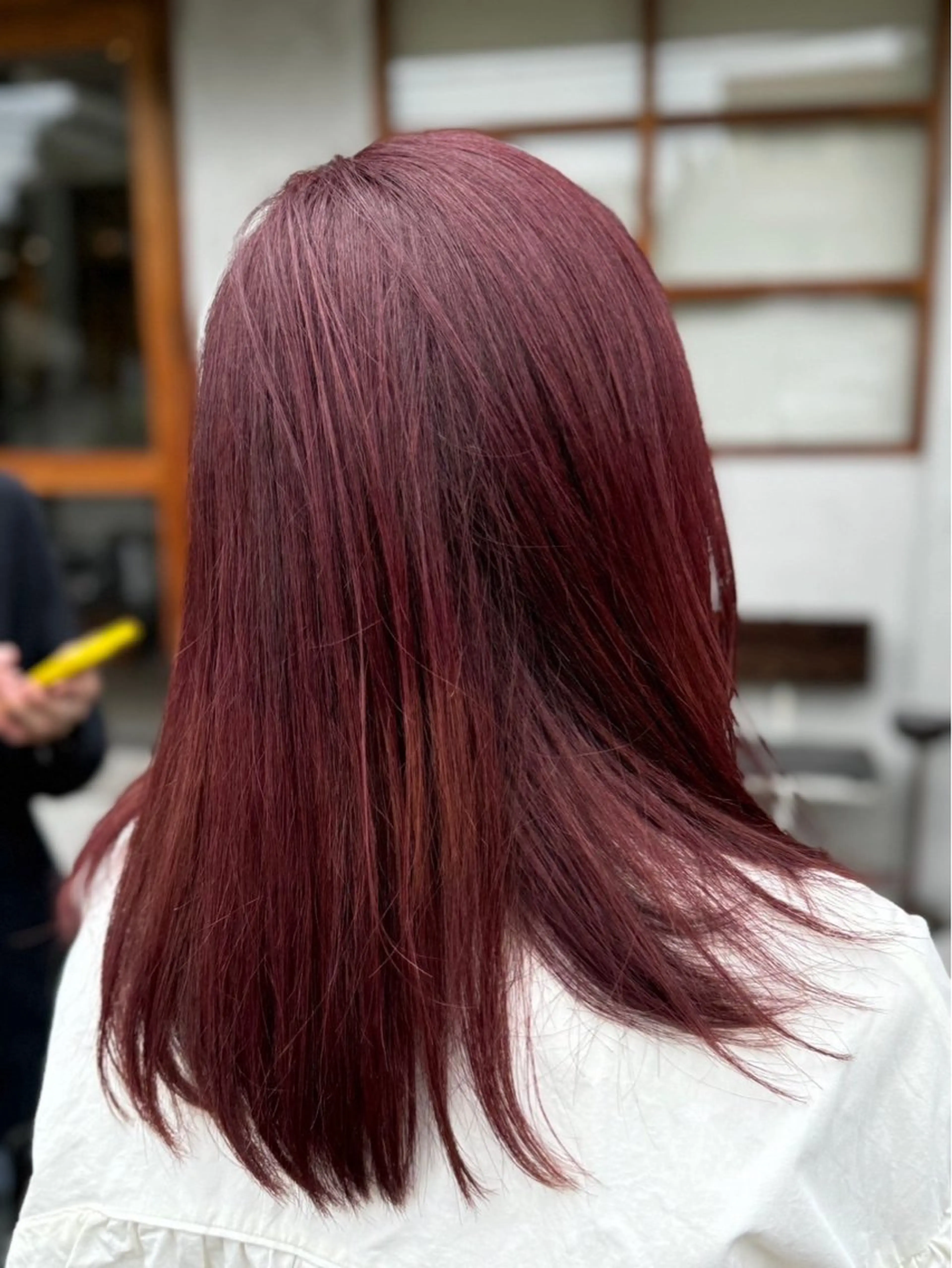 ロング カラー ヘアカラー 笹川 桃歌のヘアスタイル