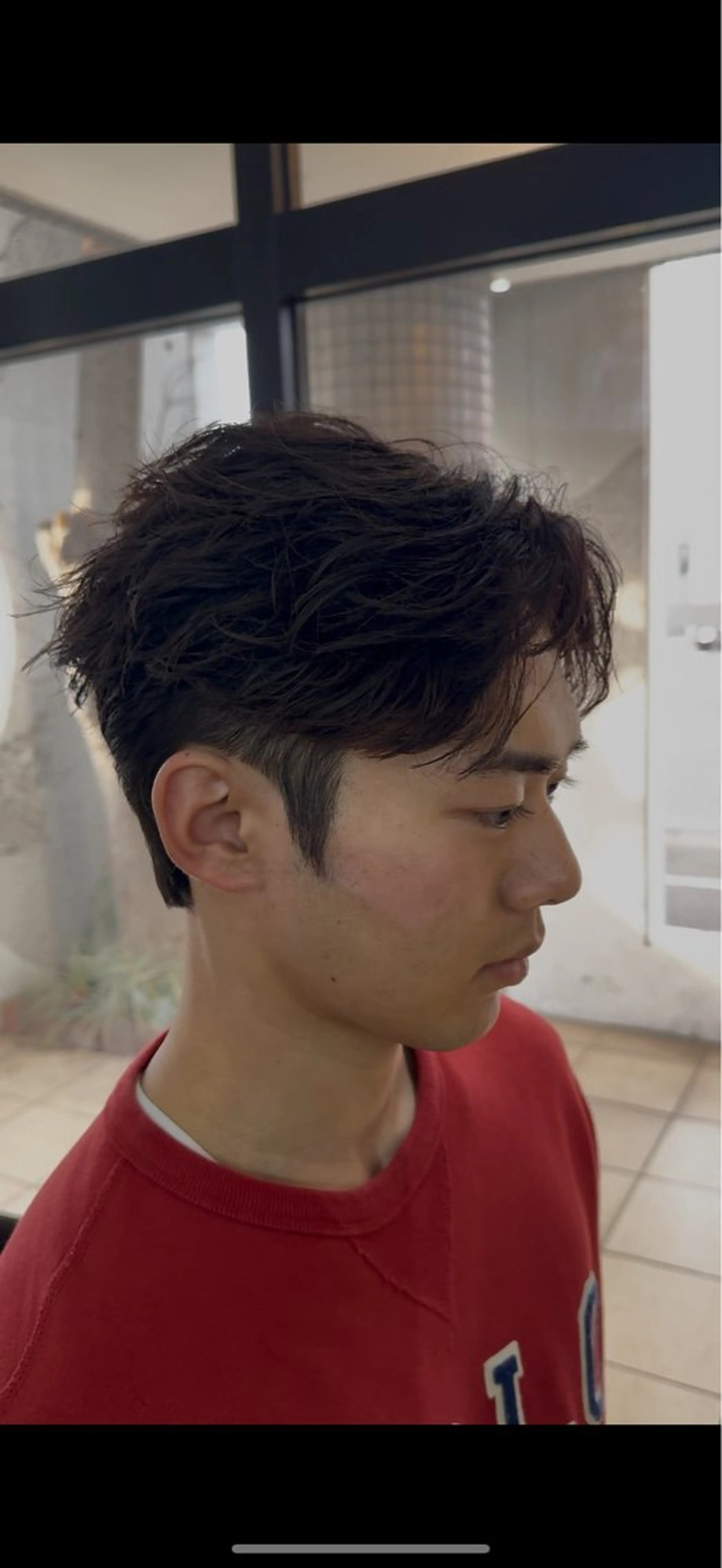 ショート パーマ メンズ カット パーマ トリートメント PHENOMENON栄所属・栄/フェザーパーマ KEIのヘアスタイル