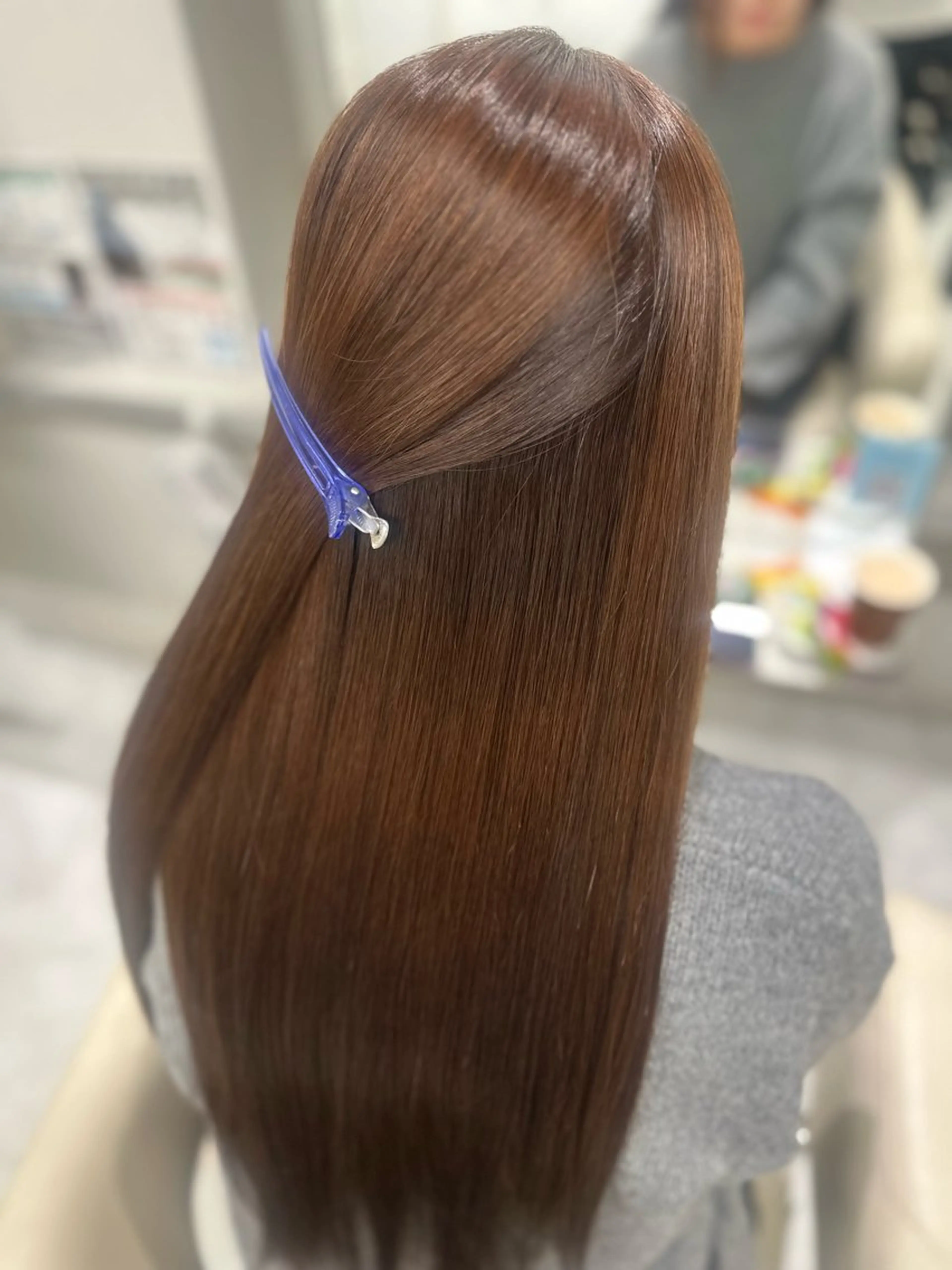 ロング パーマ 縮毛矯正 LeeHorie miuのヘアスタイル