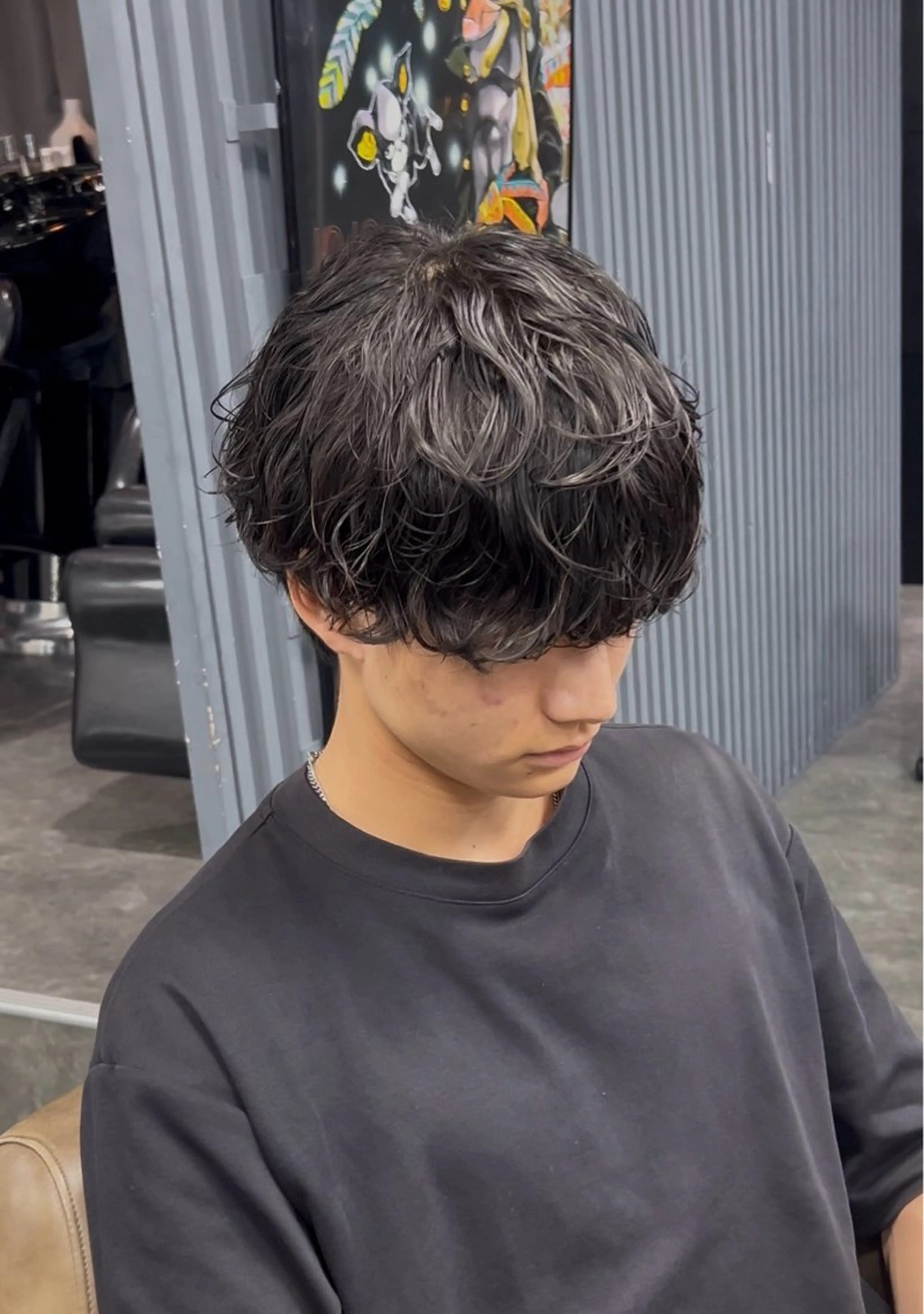 カット➕シャドウパーマの写真