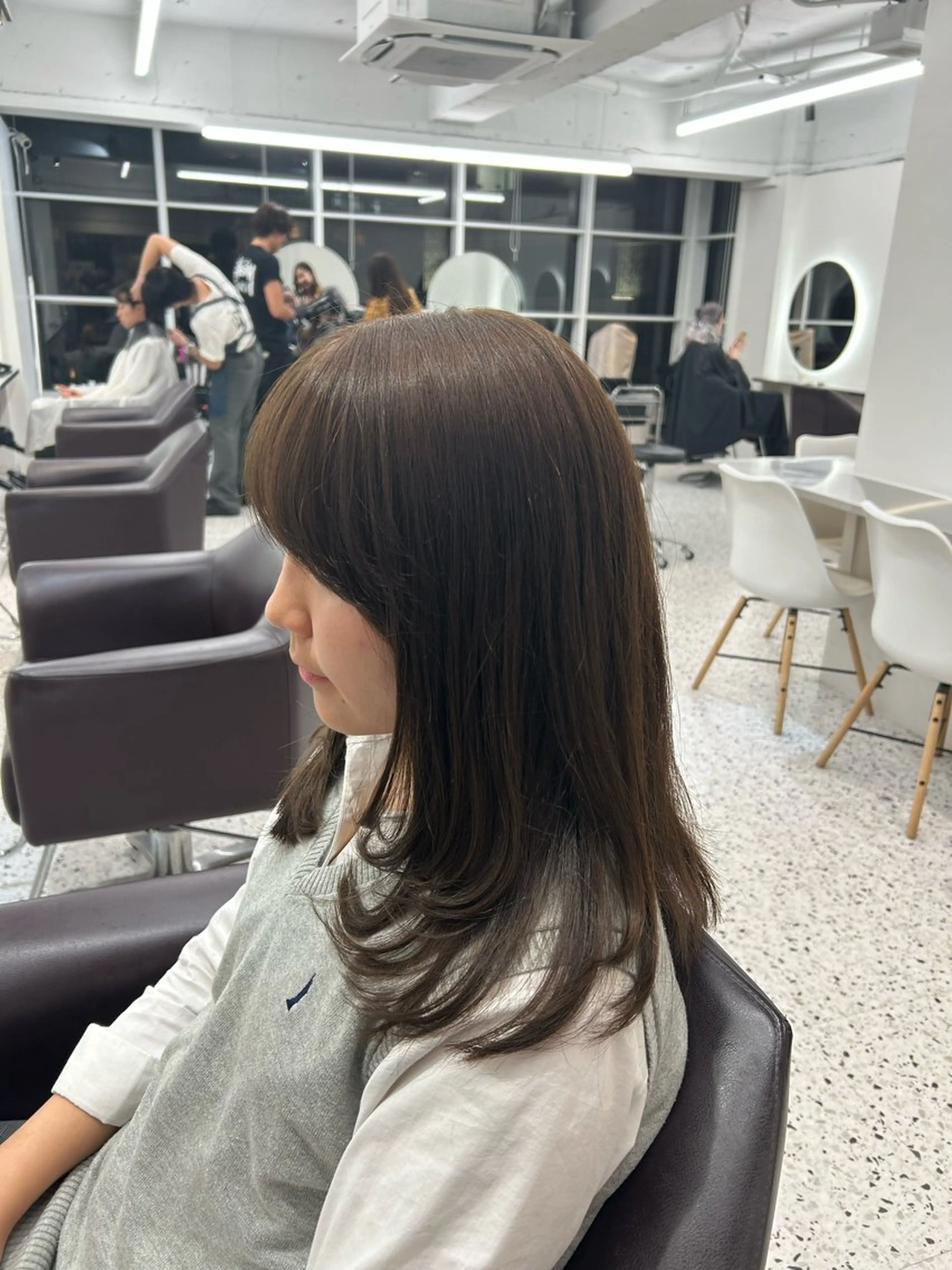 ロング カラー ヘアアレンジ ベージュカラー ヘアカラー トリートメント ヘッドスパ ヘアセット 🫧透明感／艶カラー 🫧Ryuseiのヘアスタイル