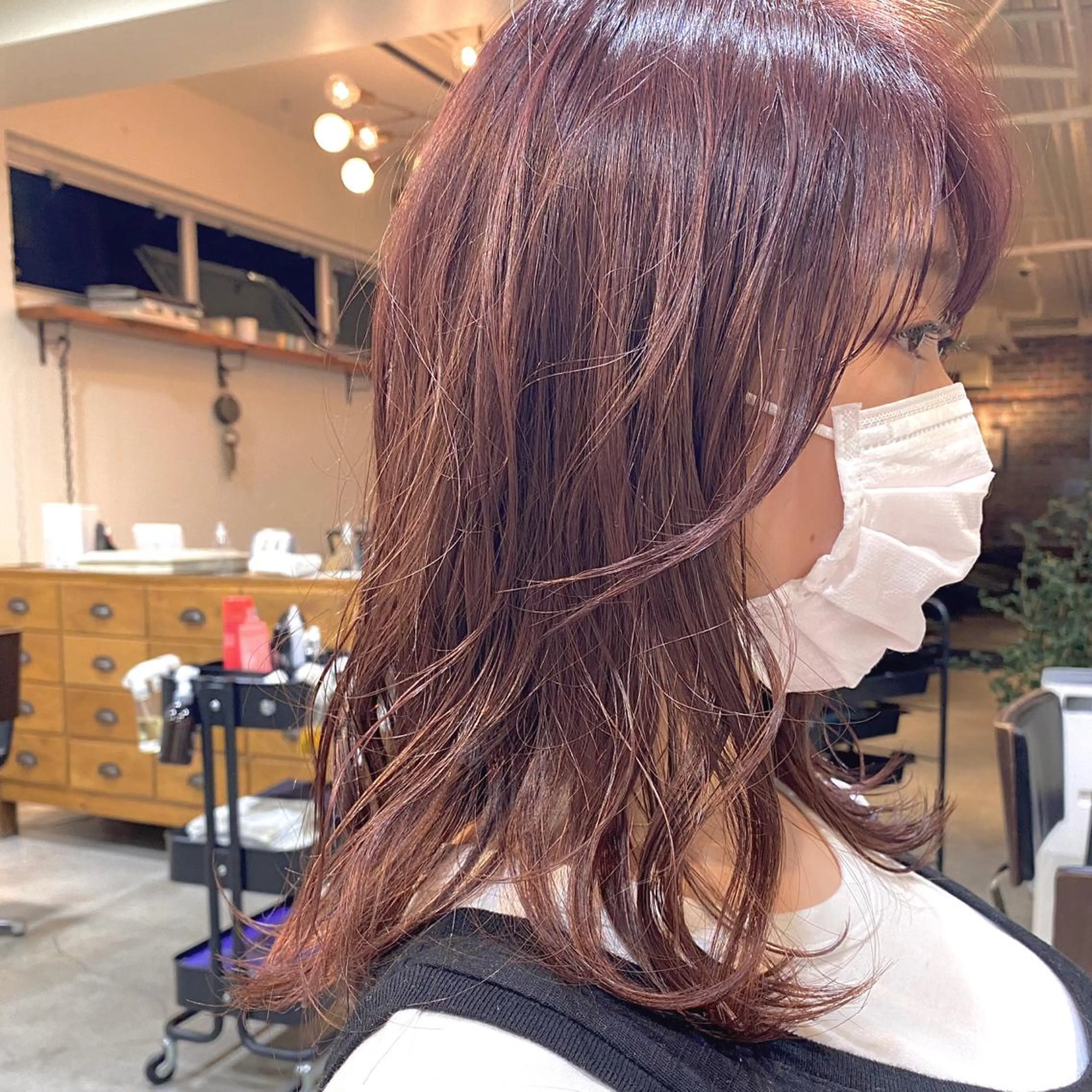 セミロング カラー ヘアアレンジ カット ヘアカラー トリートメント ヘッドスパ tane.所属・【ダメージレス施術】 【透明感】北村 拓也のヘアスタイル